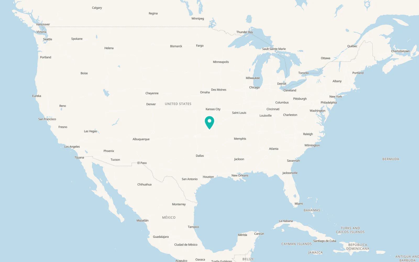 Map of Locust Grove