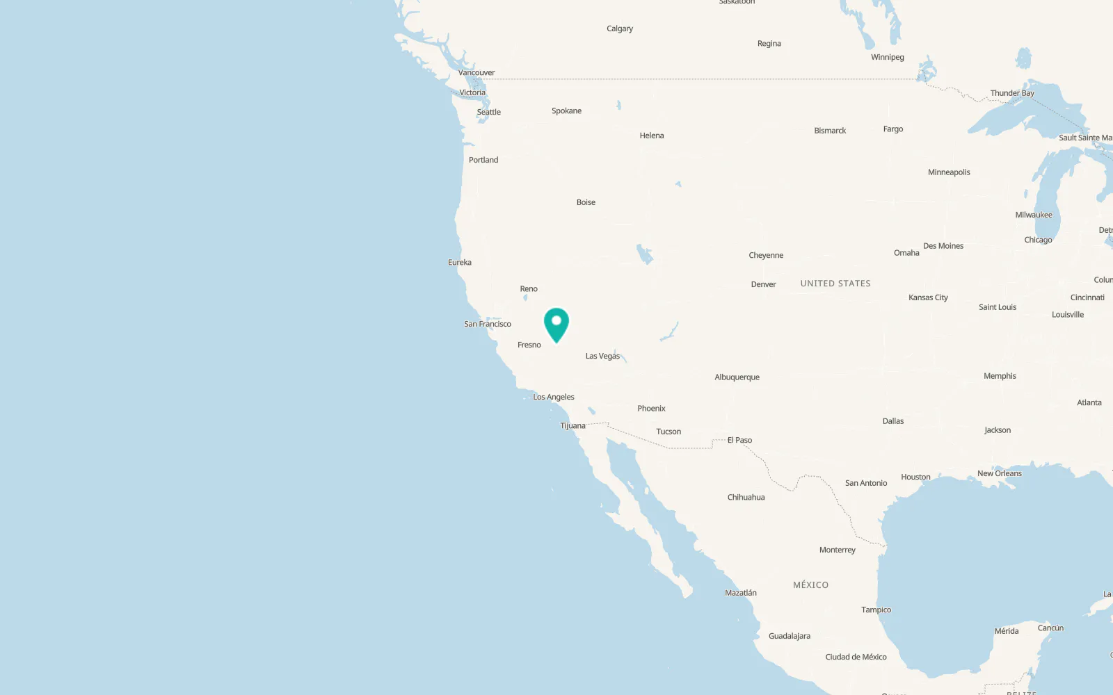 Map of Lone Pine