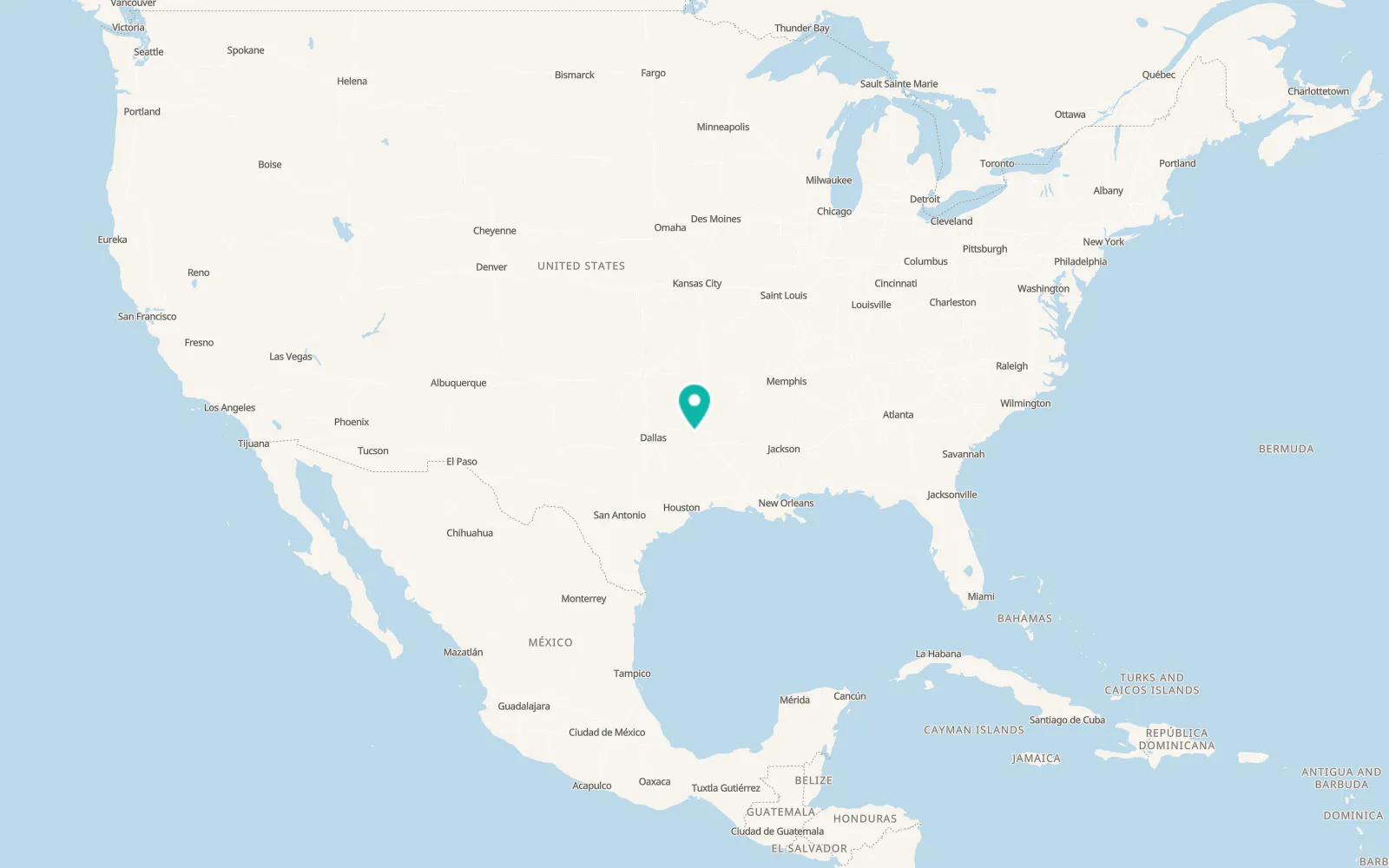 Map of Lone Star