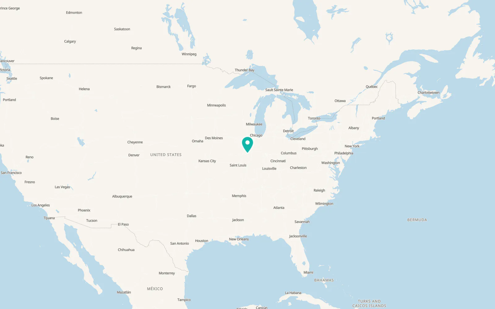 Map of Long Creek