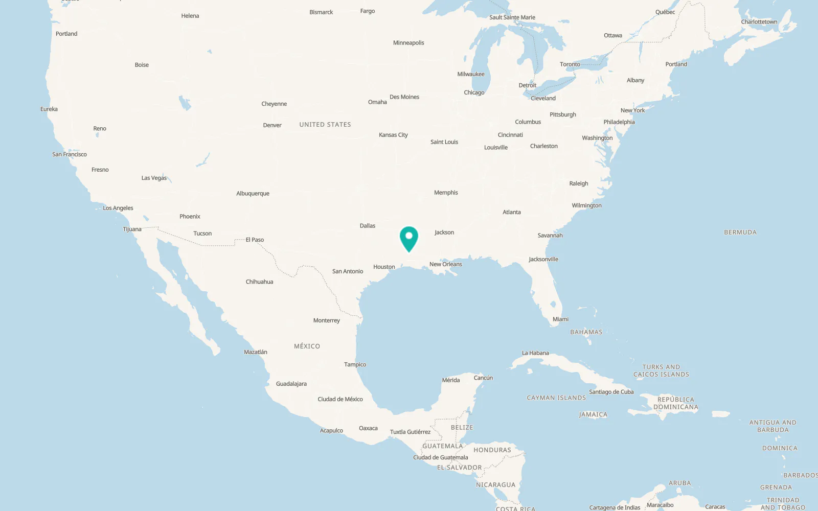 Map of Longville