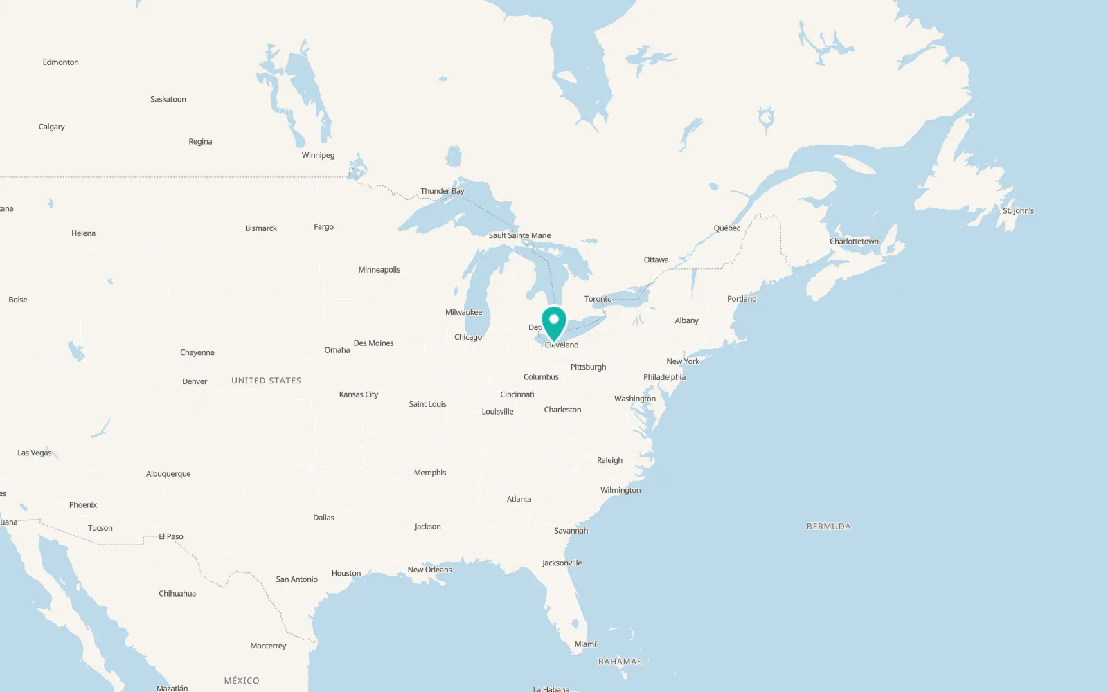 Map of Lorain