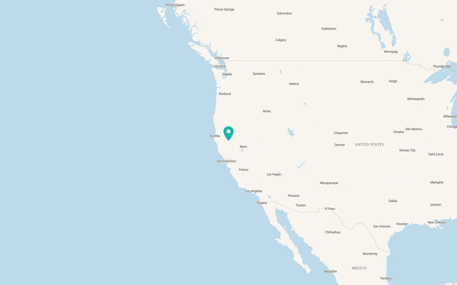 Map of Los Molinos