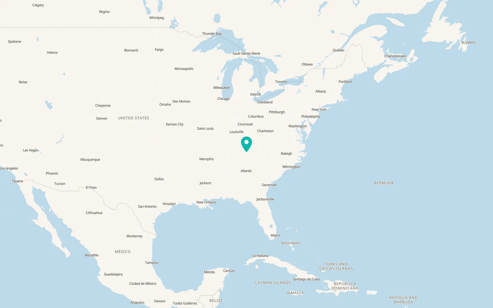 Map of Loudon