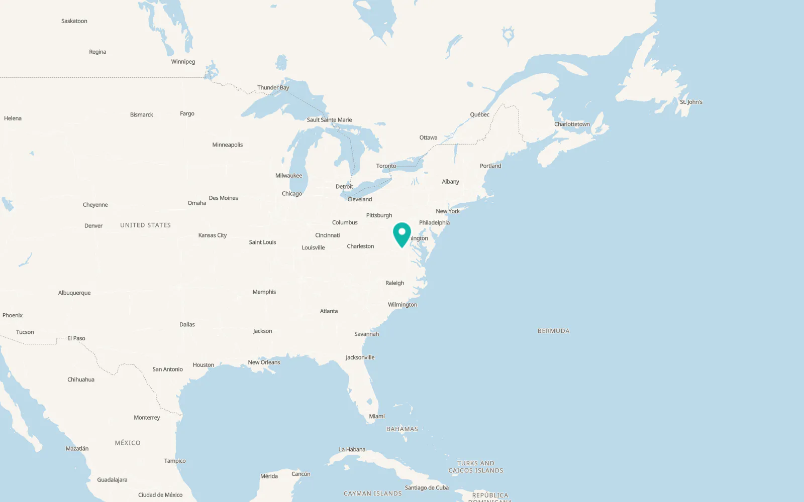 Map of Louisa