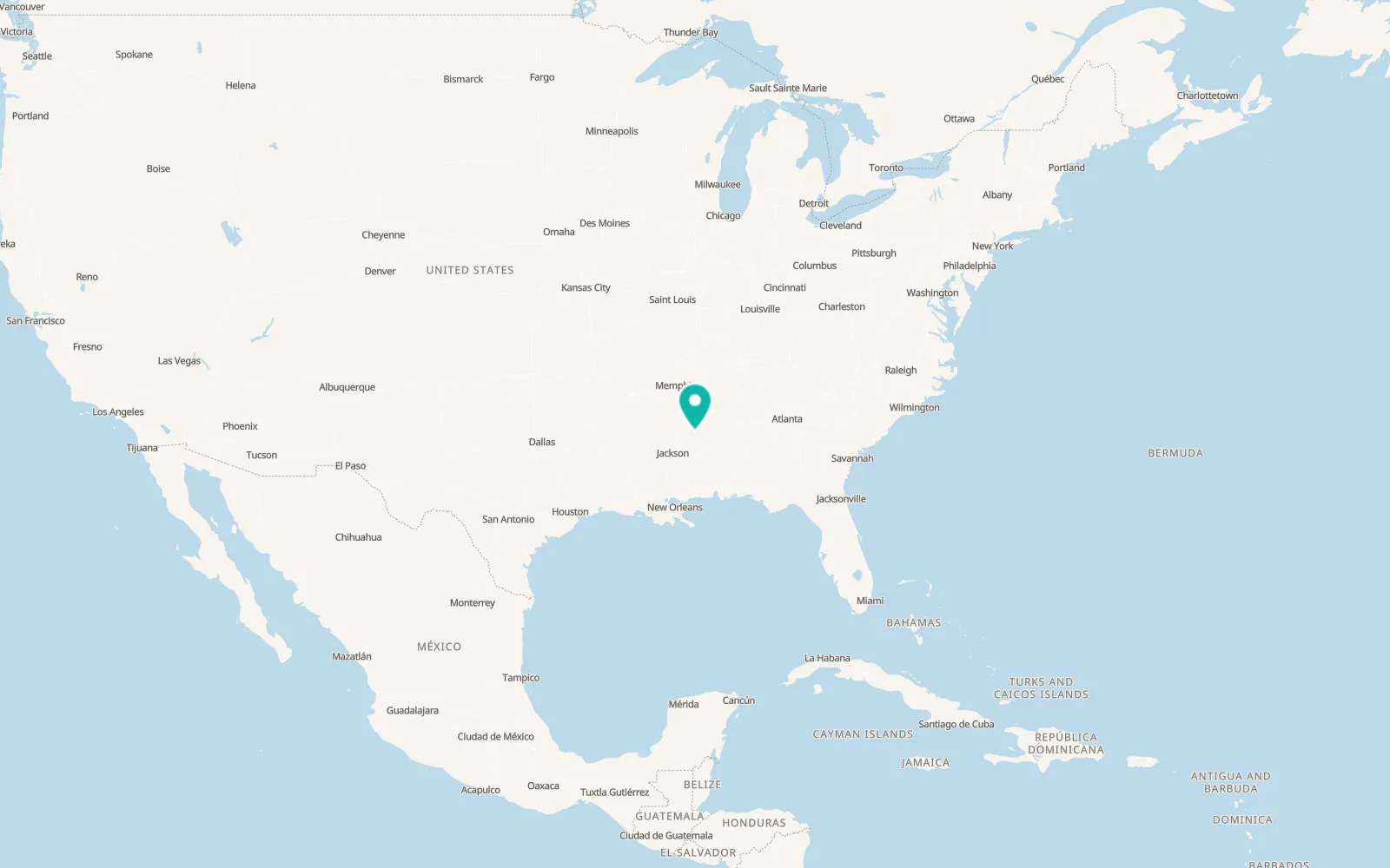 Map of Louisville