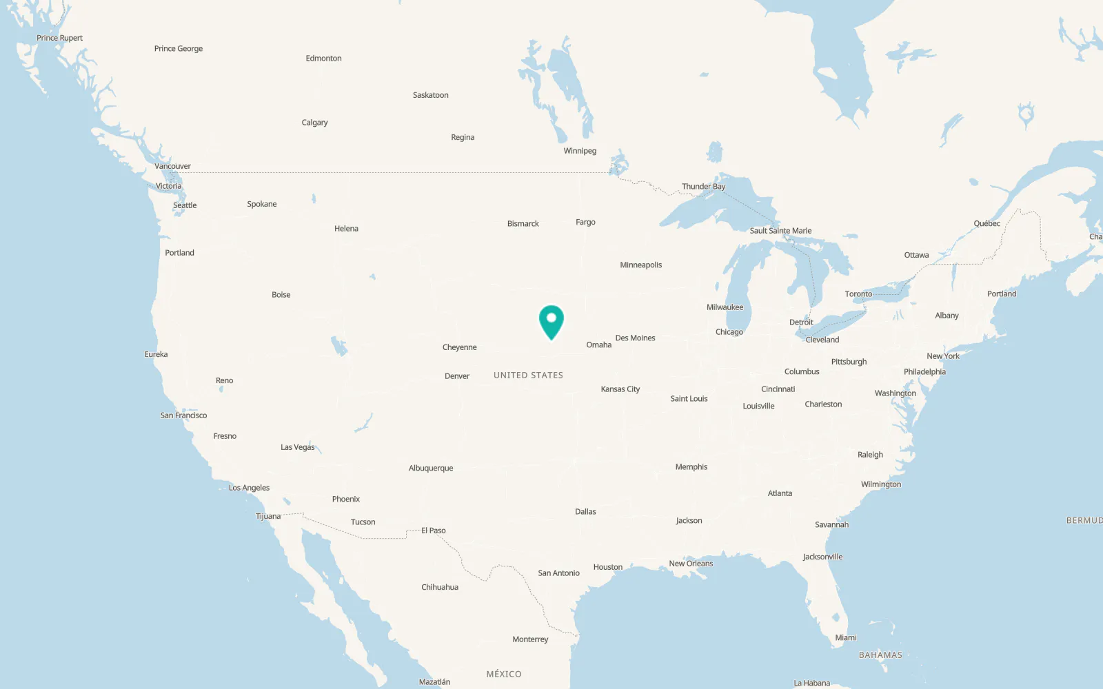 Map of Loup City