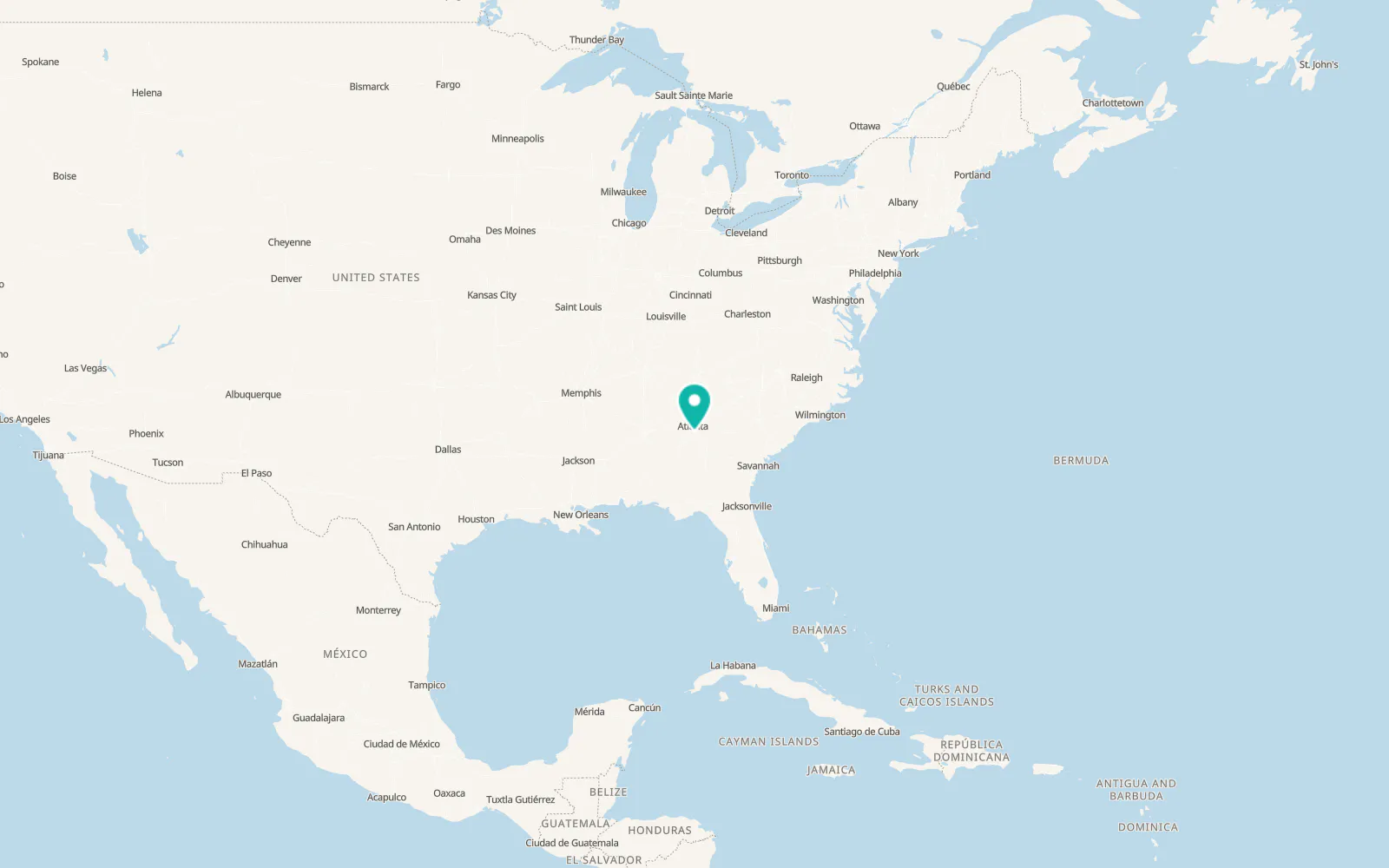 Map of Lovejoy