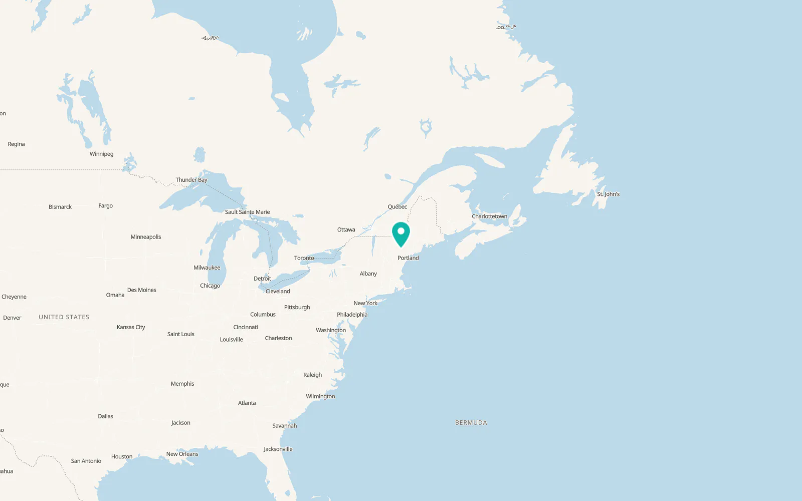 Map of Lovell