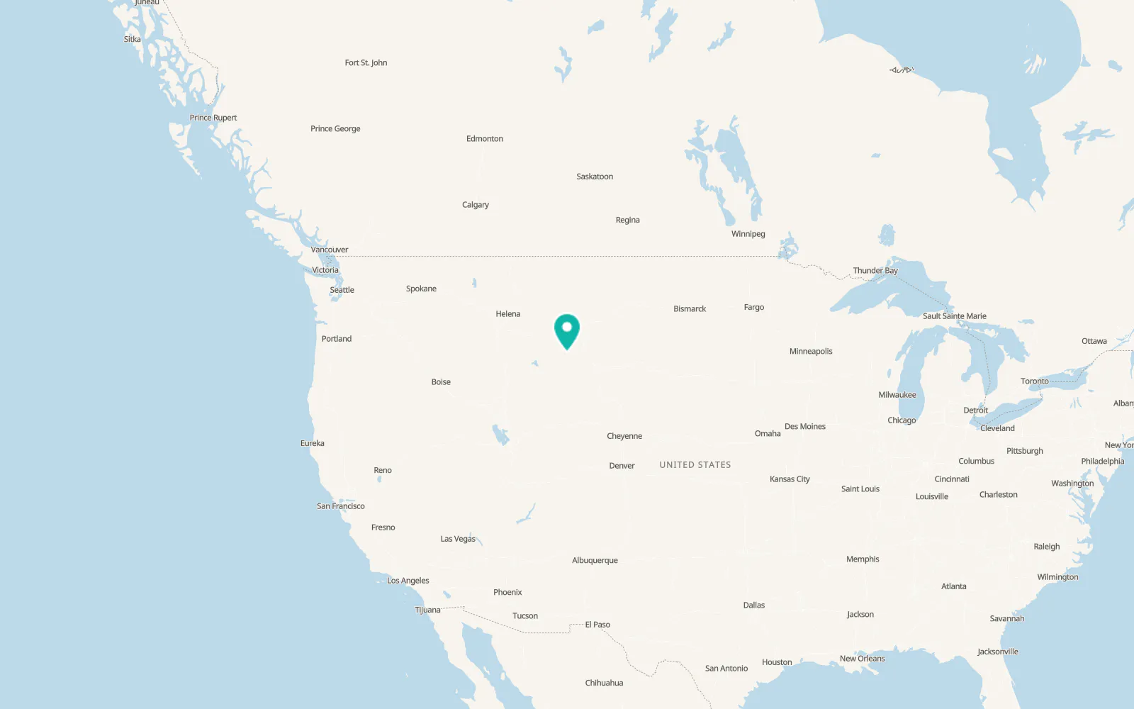 Map of Lovell