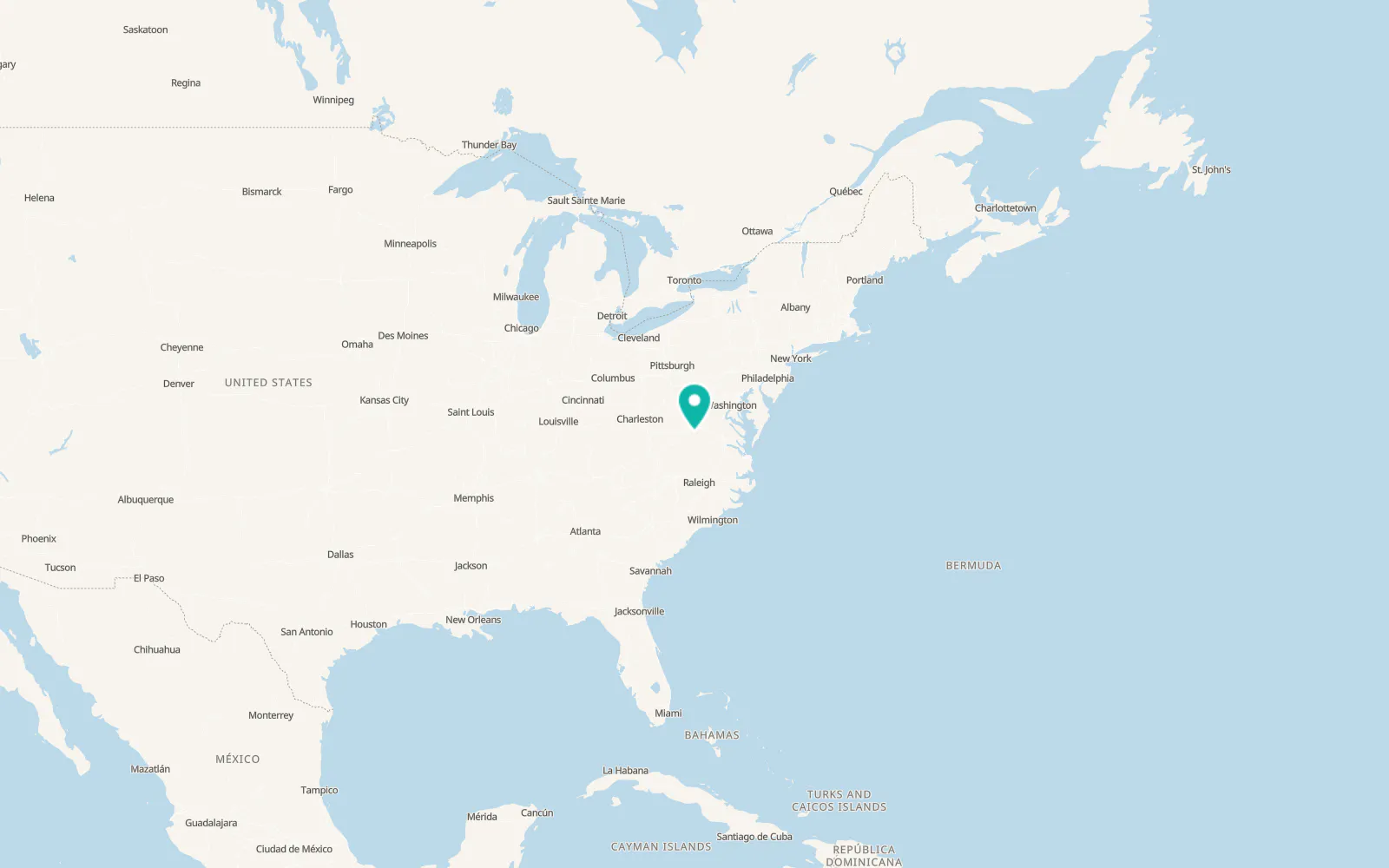 Map of Lovingston