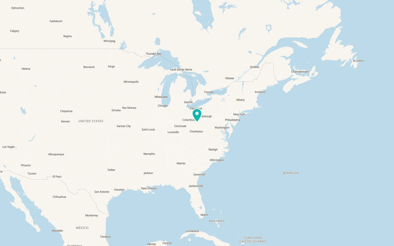 Map of Lowell