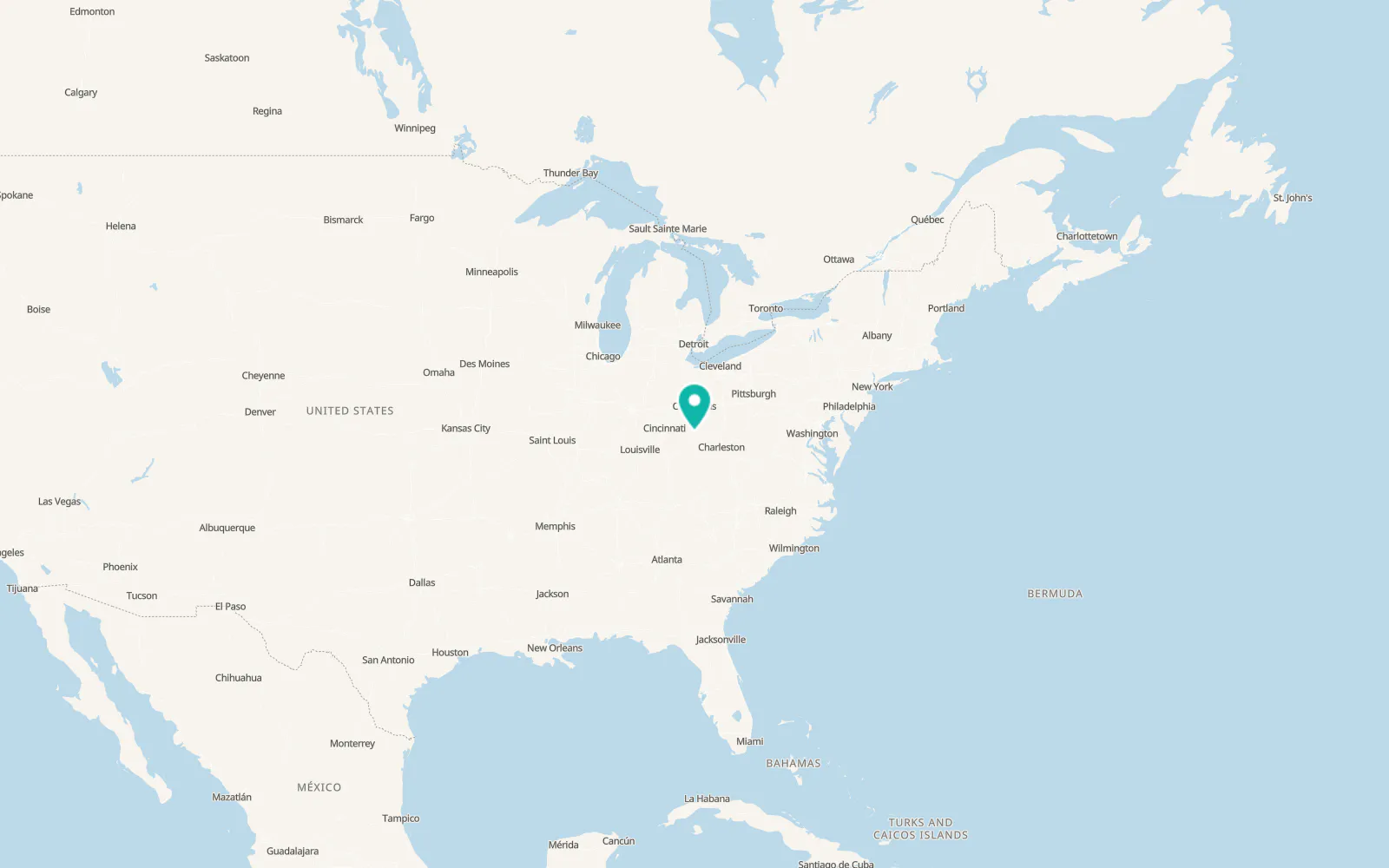 Map of Lucasville