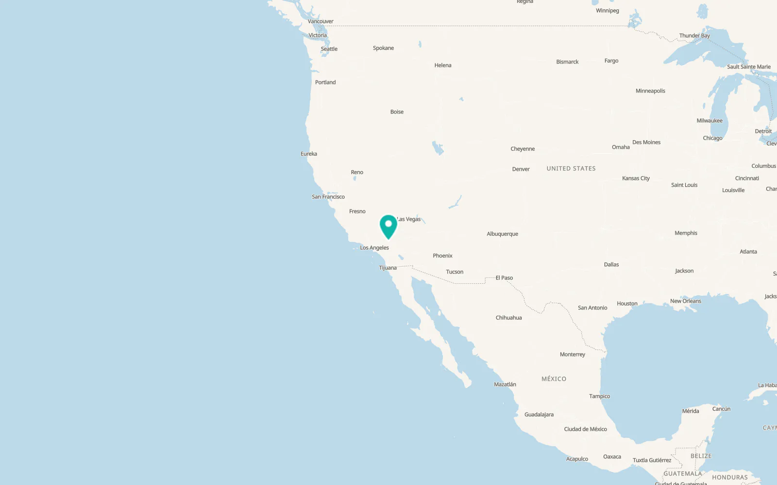 Map of Lucerne Valley