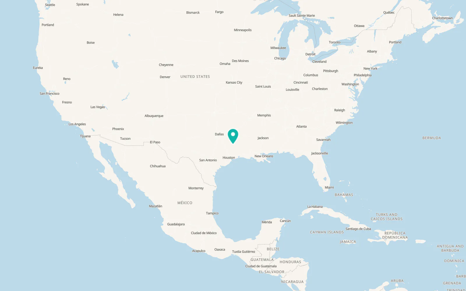 Map of Lufkin