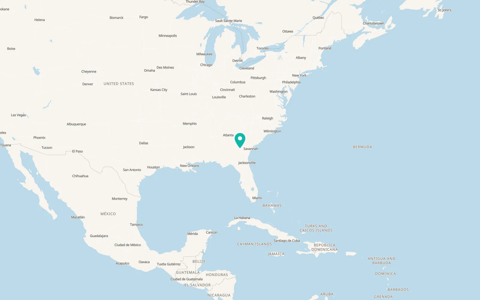 Map of Lumber City