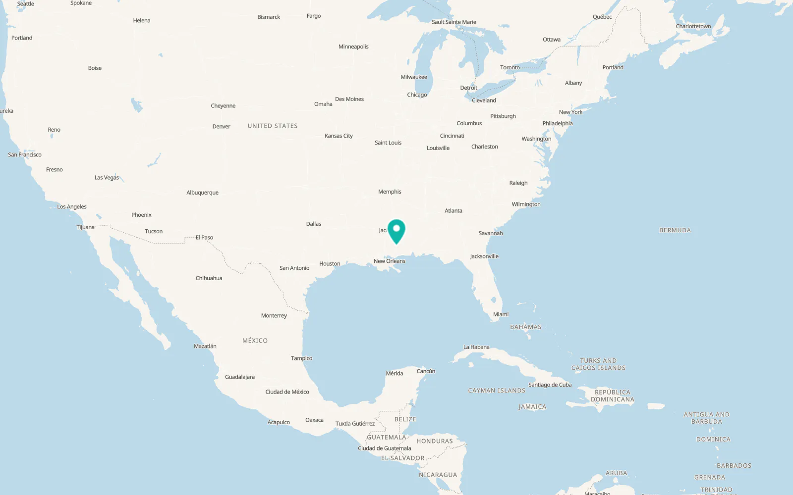 Map of Lumberton