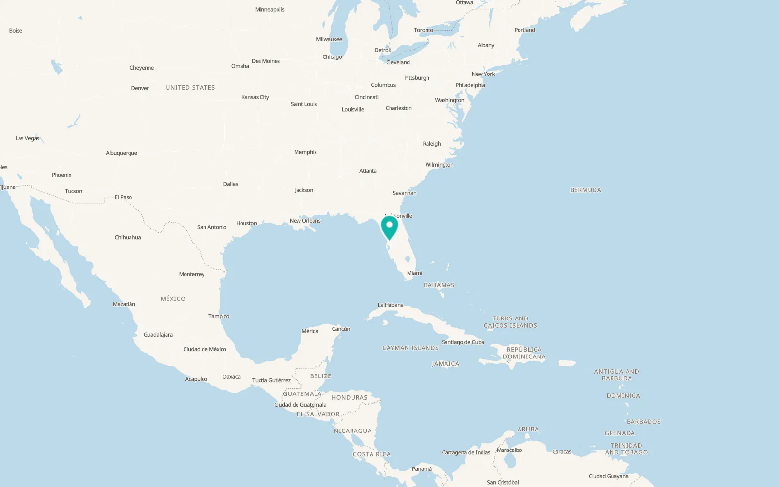 Map of Lutz