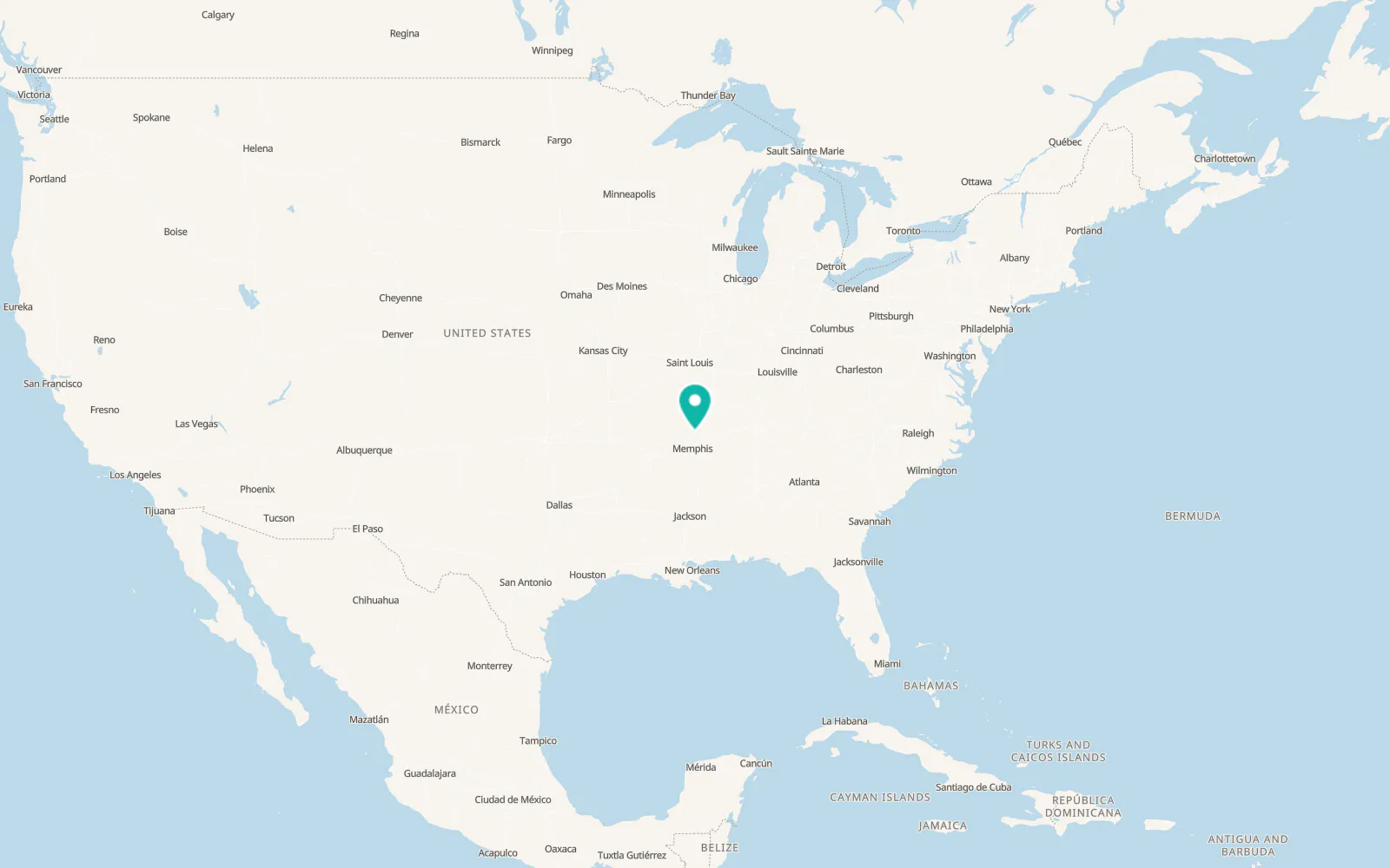 Map of Luxora