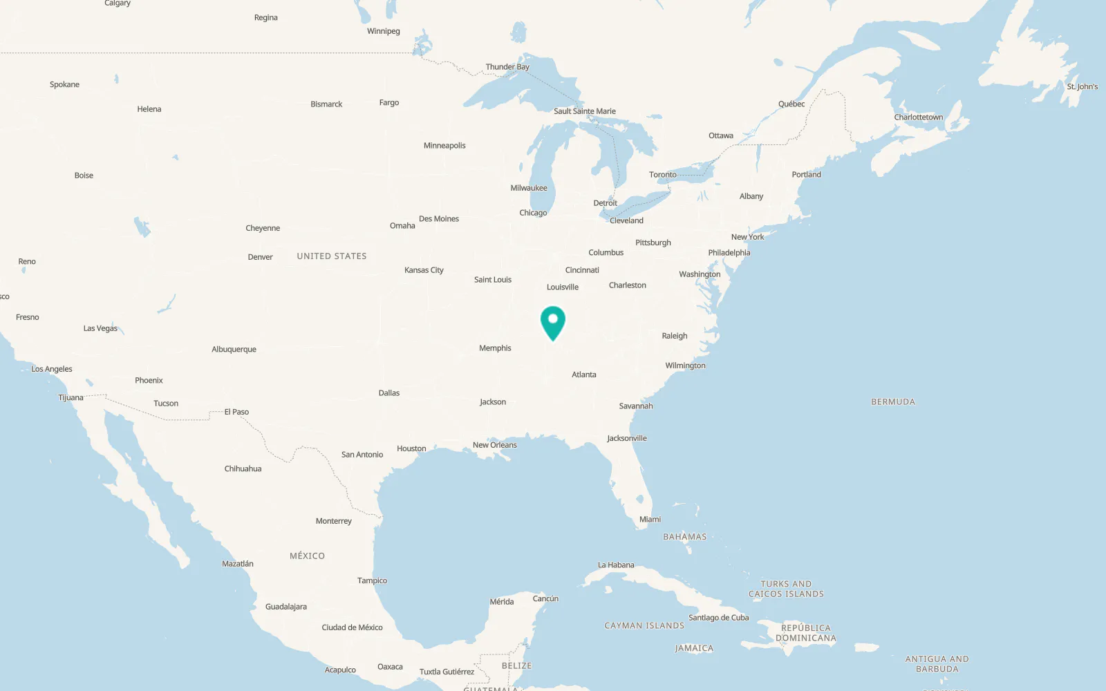 Map of Lynchburg