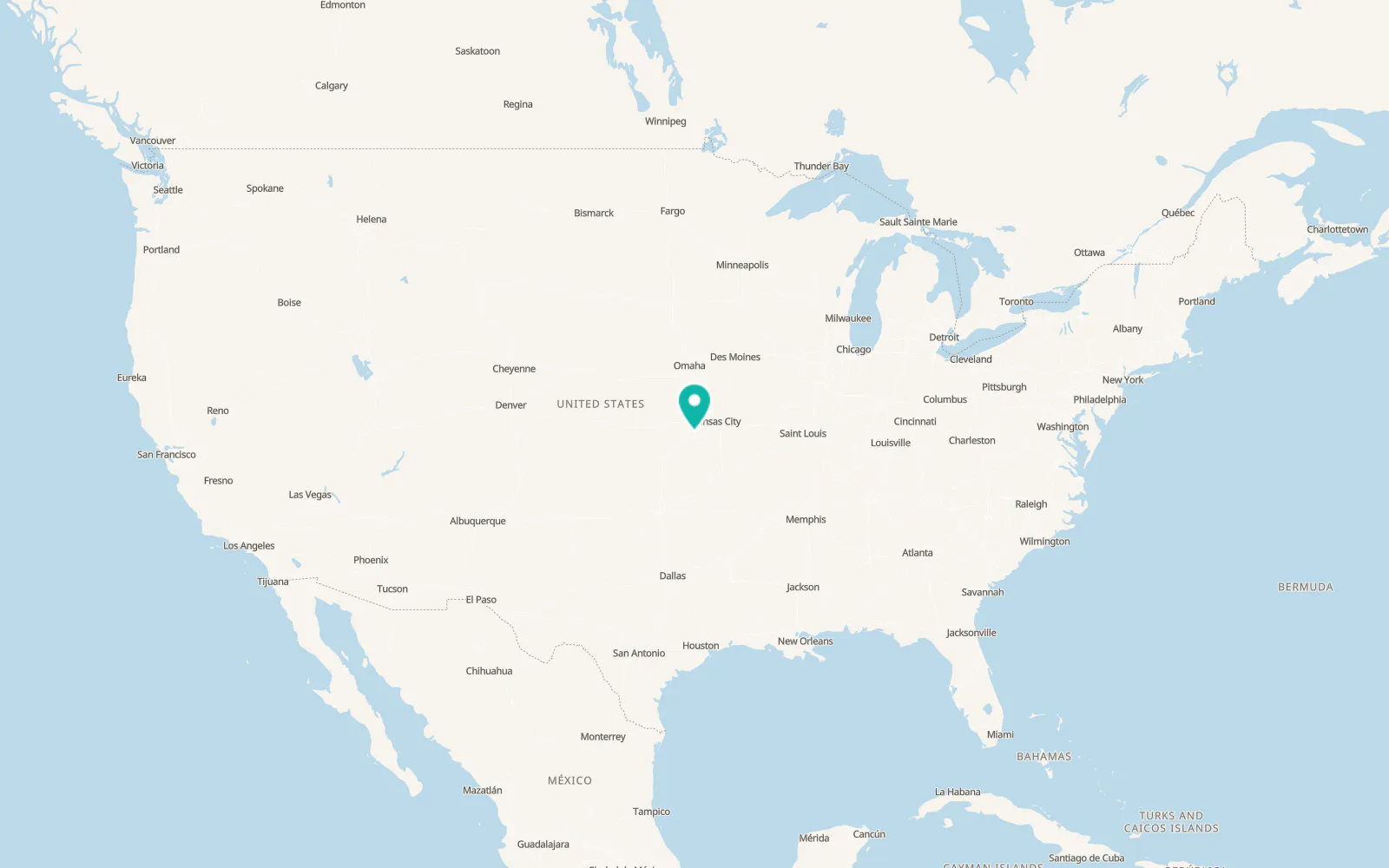 Map of Lyndon