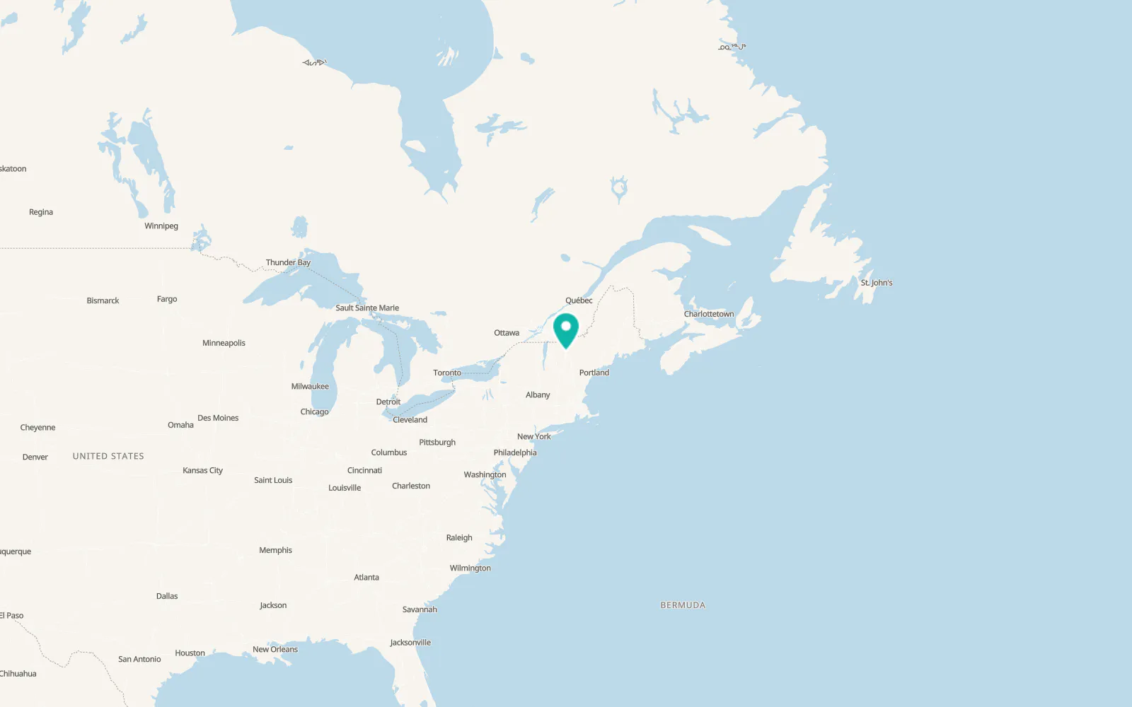 Map of Lyndon