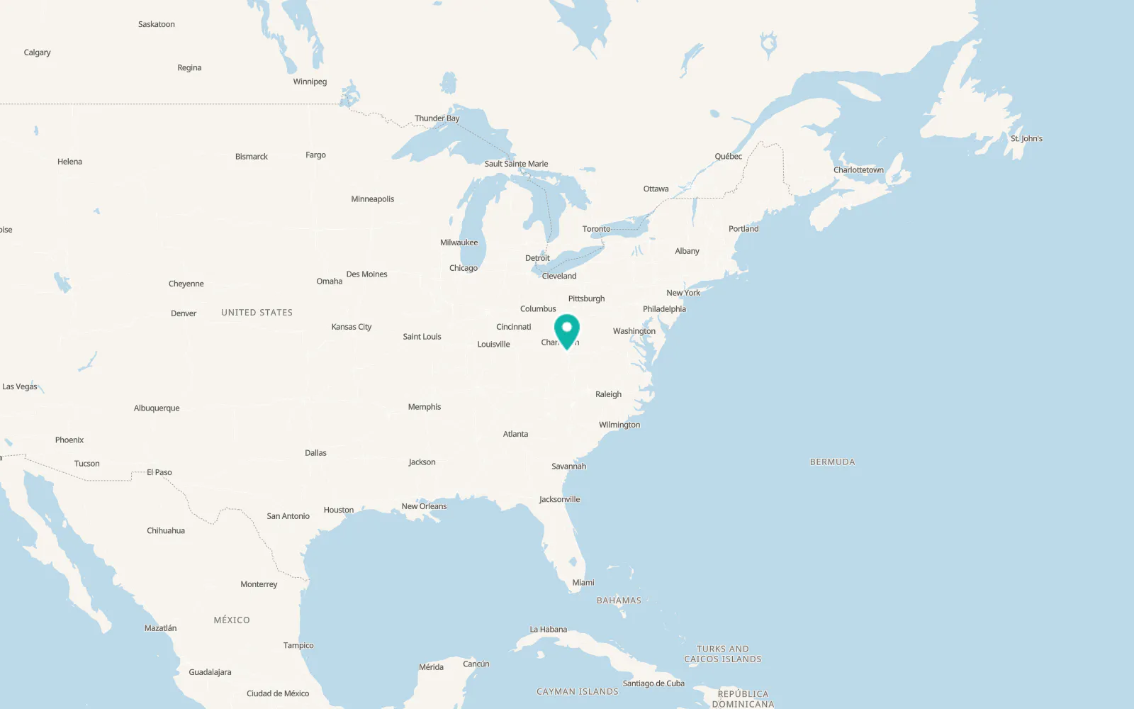 Map of MacArthur