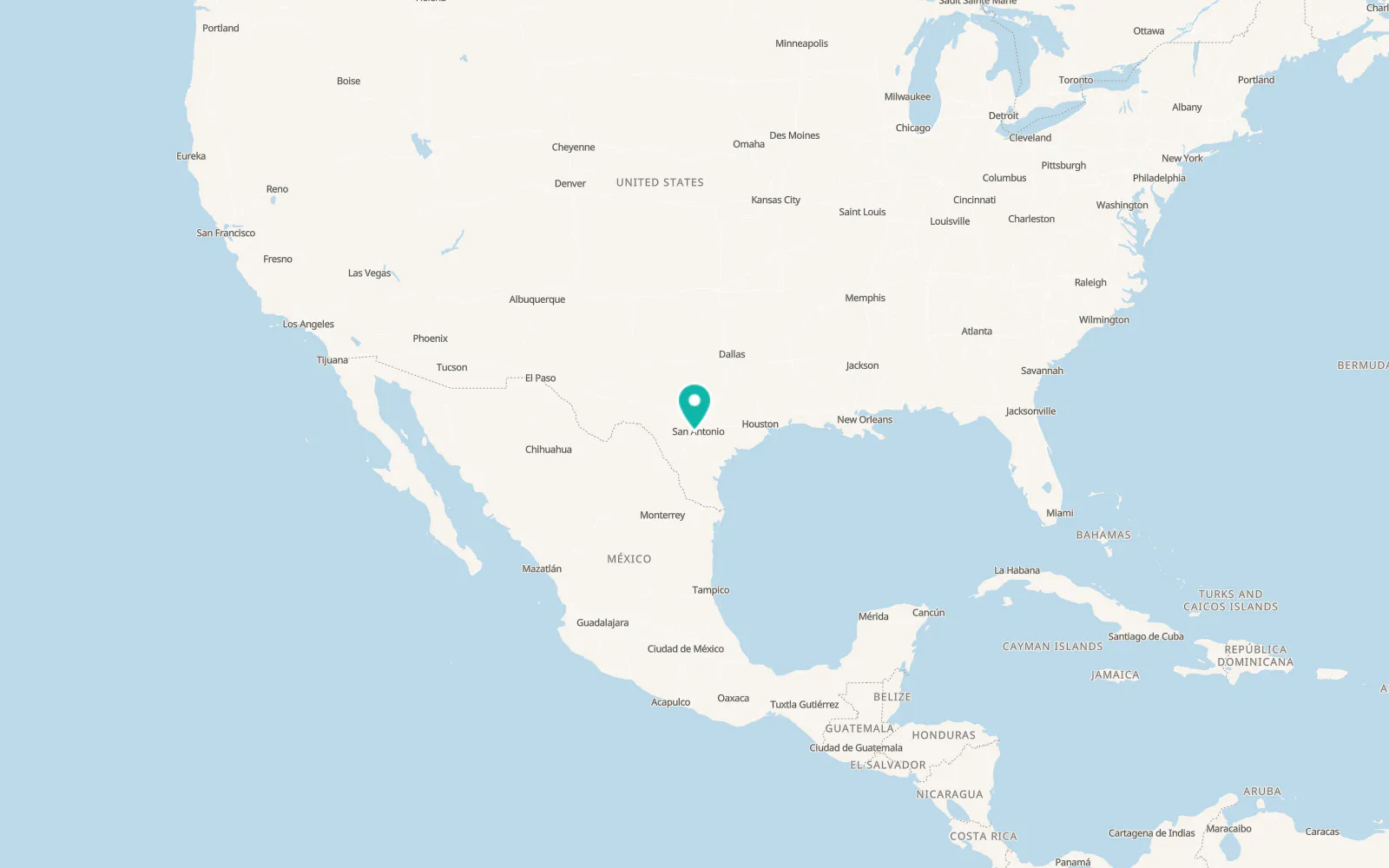 Map of Macdona