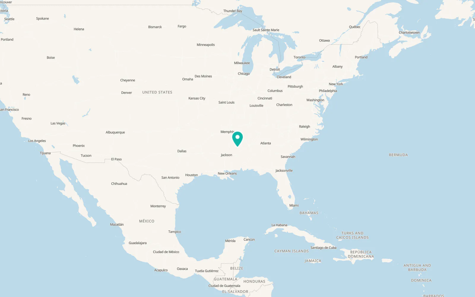 Map of Macon