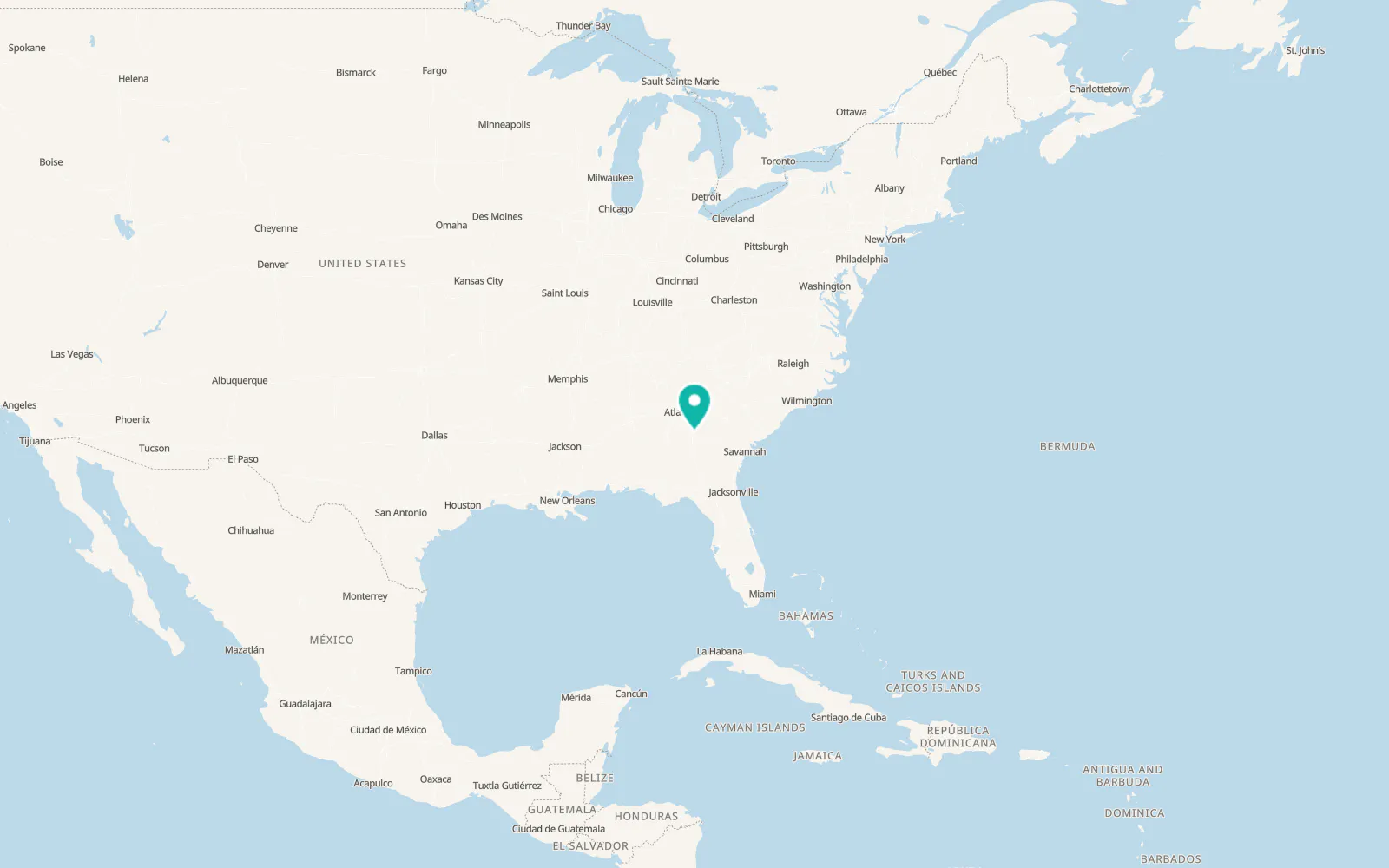Map of Macon