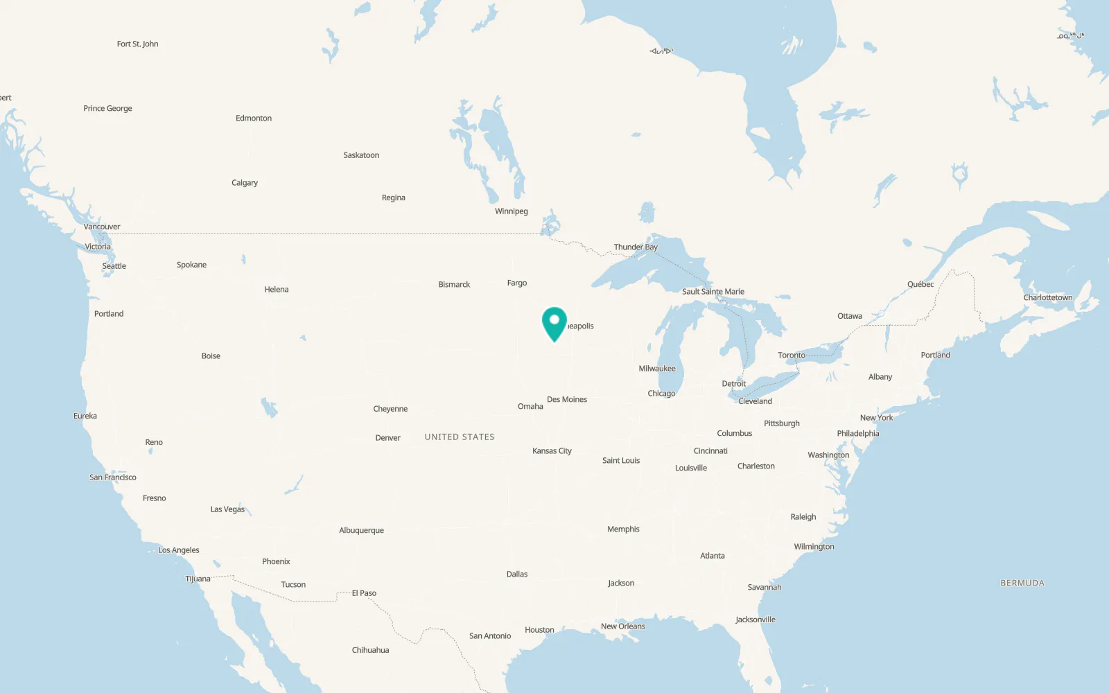 Map of Madelia
