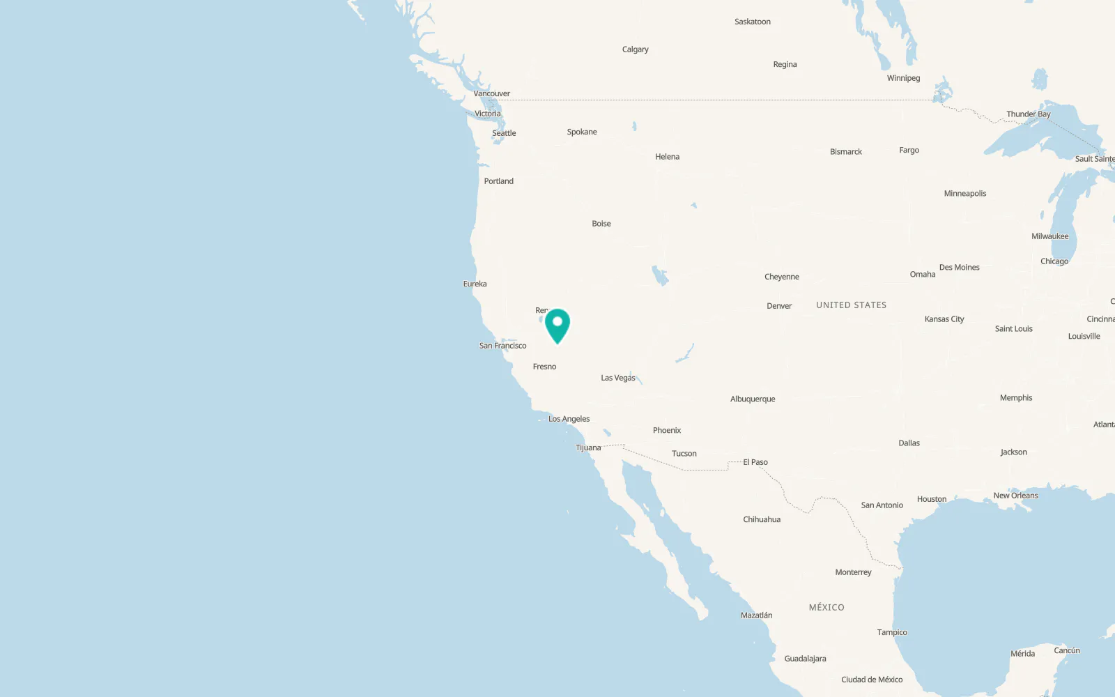 Map of Mammoth Lakes