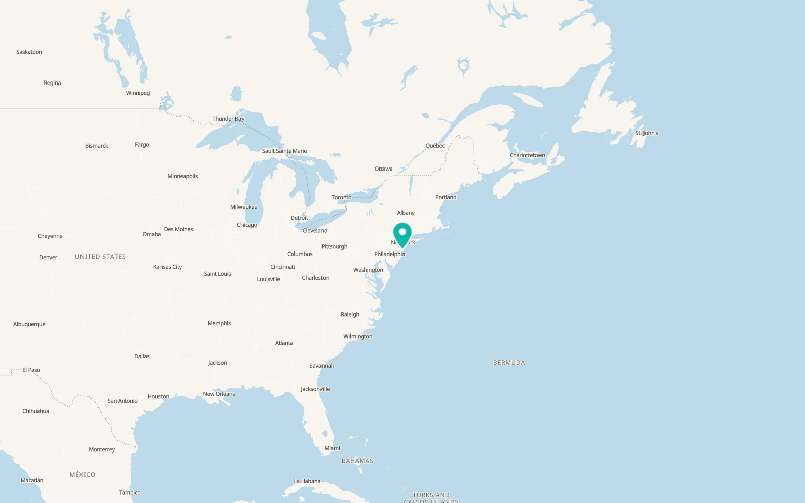 Map of Manasquan