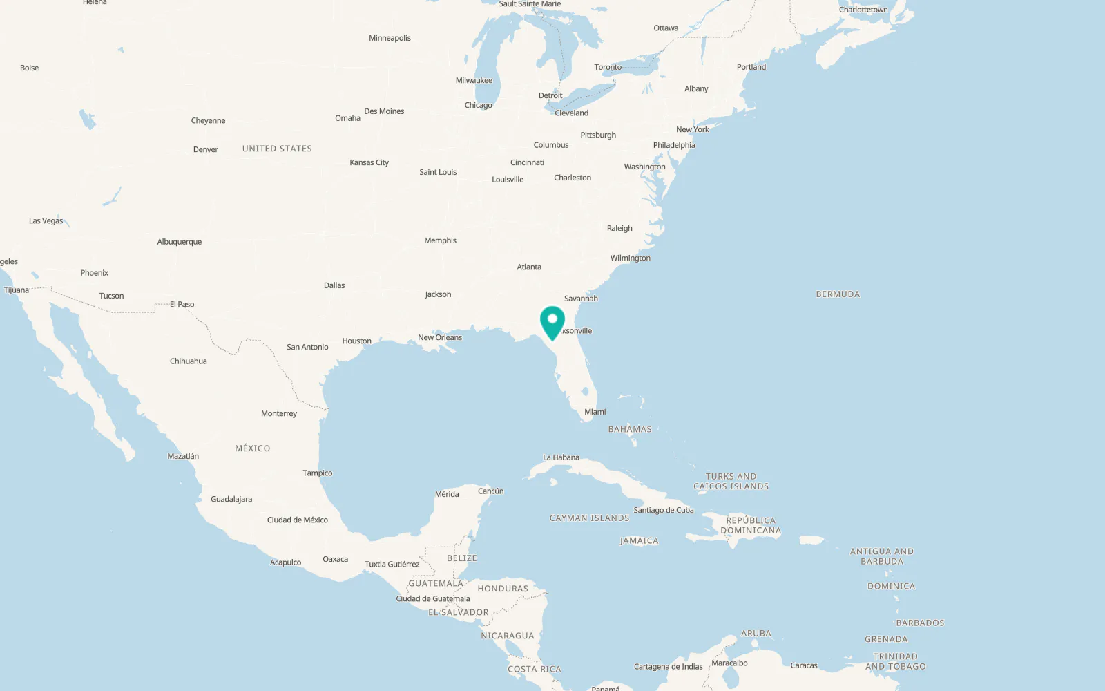Map of Manatee Road