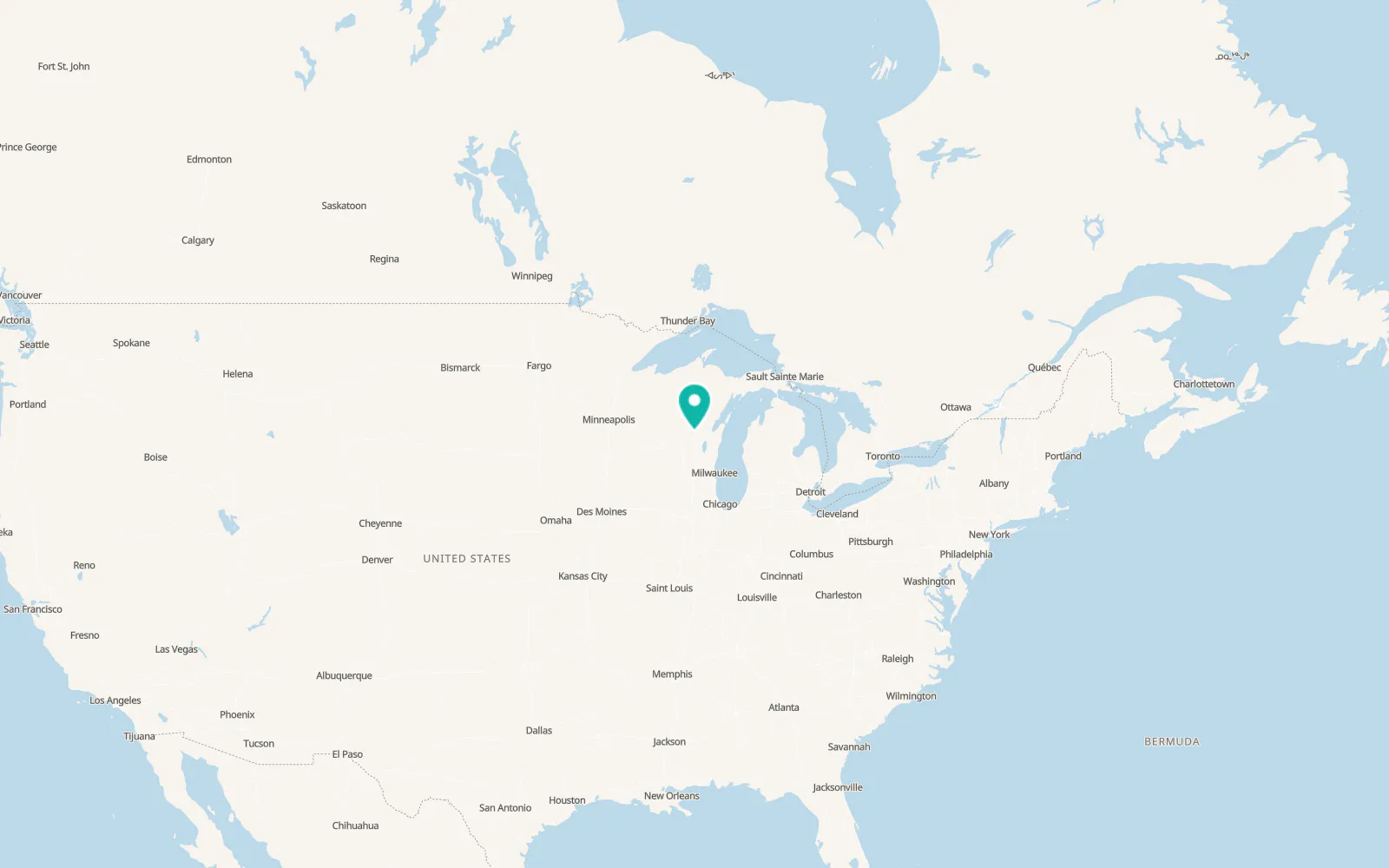 Map of Manawa