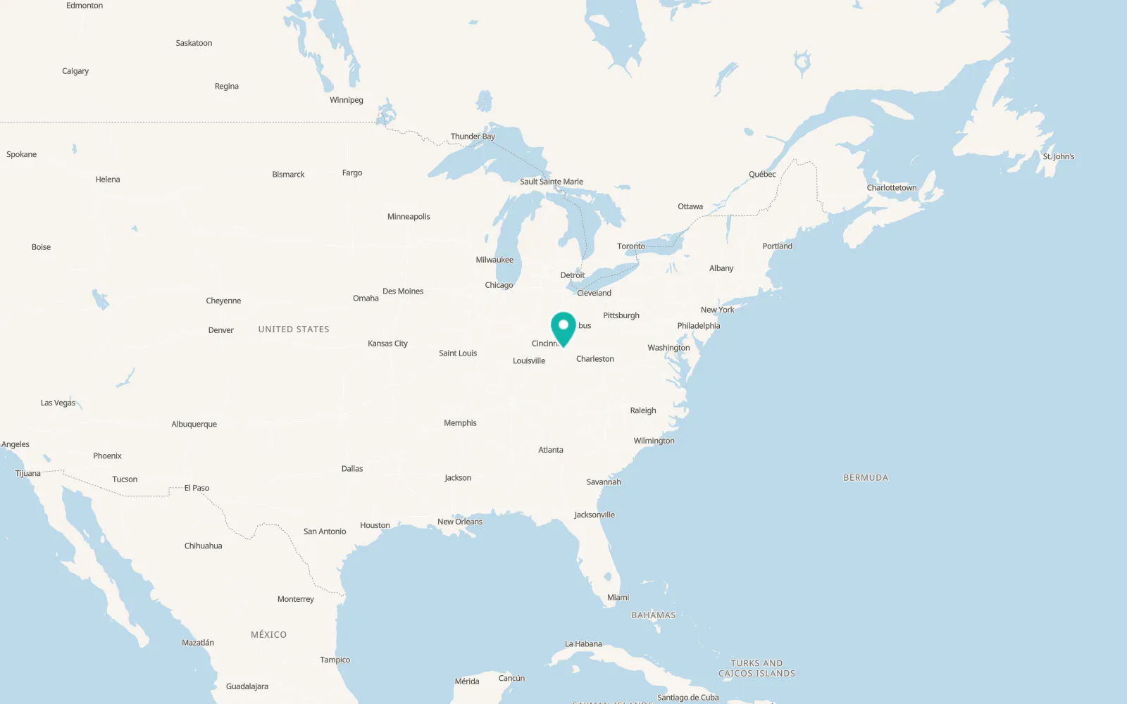 Map of Manchester