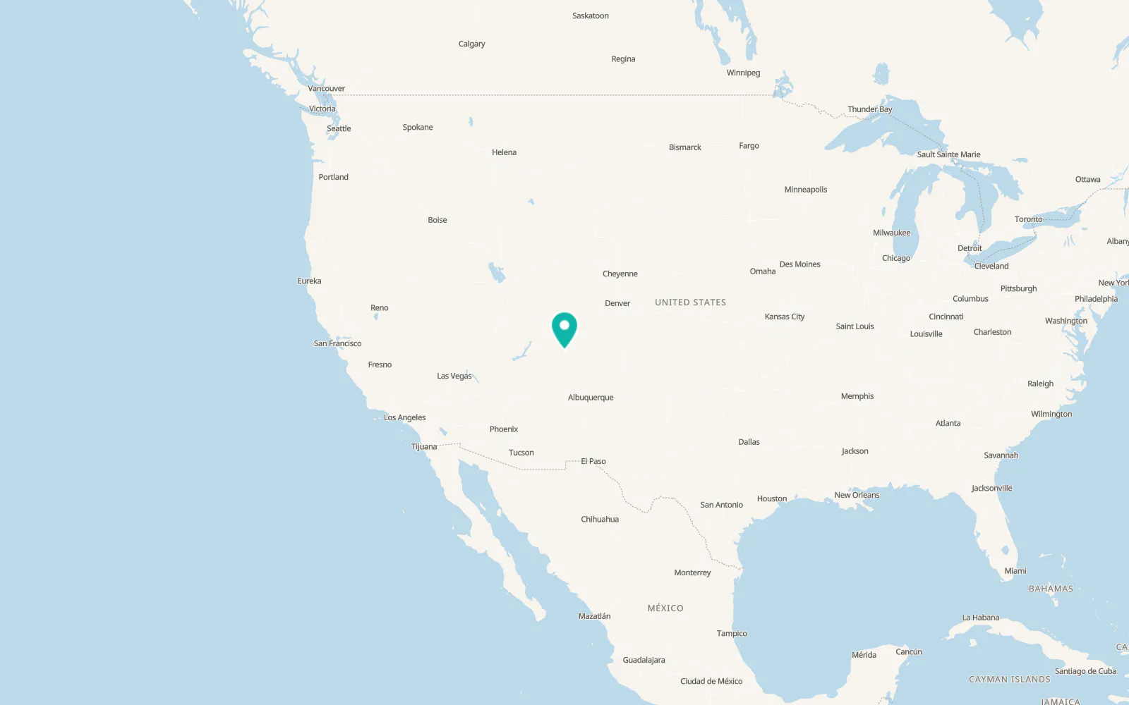 Map of Mancos