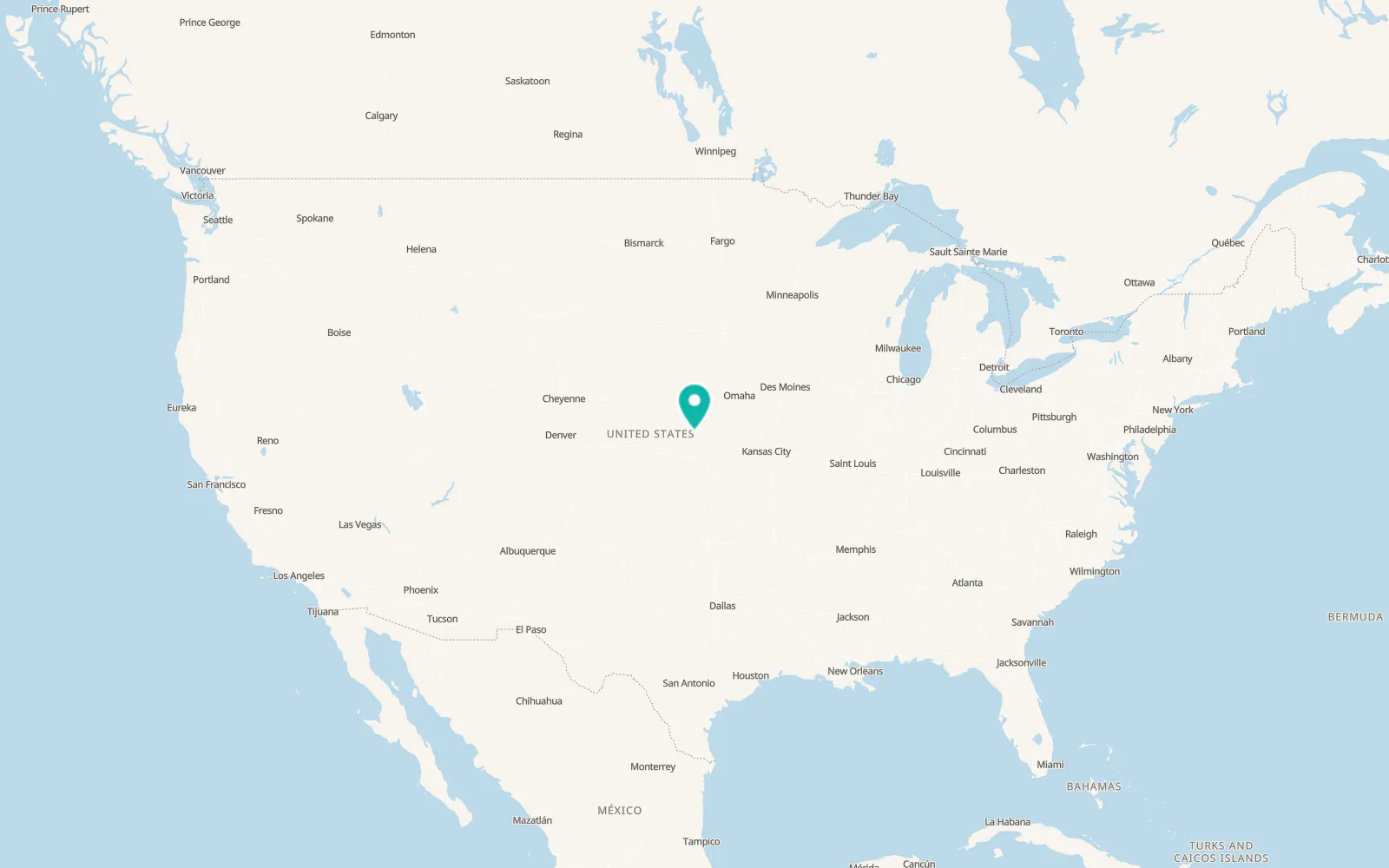 Map of Mankato