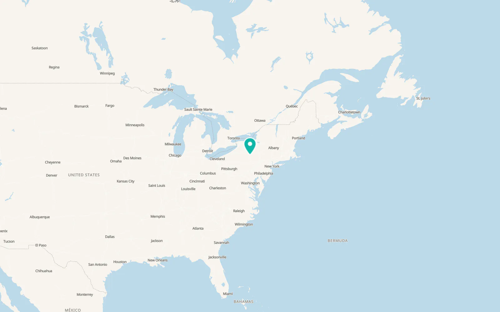 Map of Mansfield