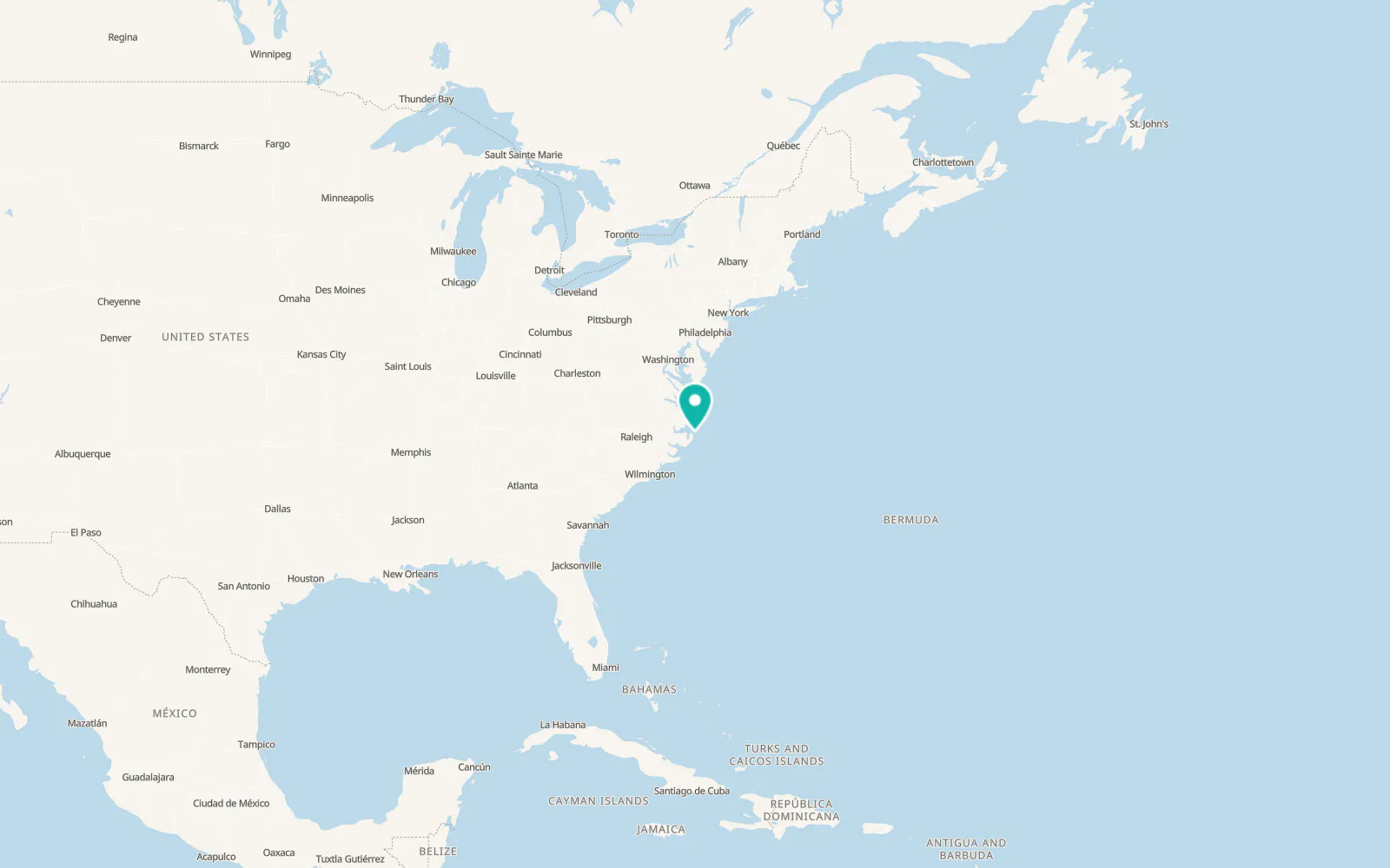 Map of Manteo