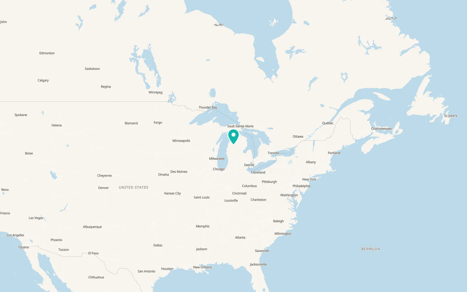 Map of Manton