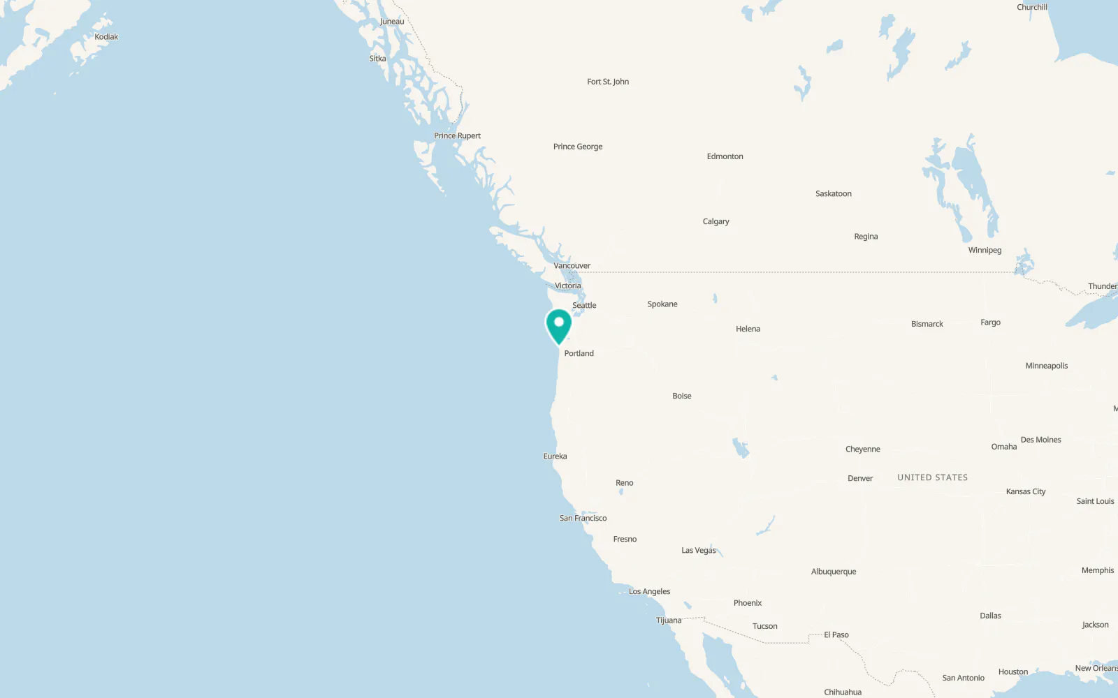 Map of Manzanita