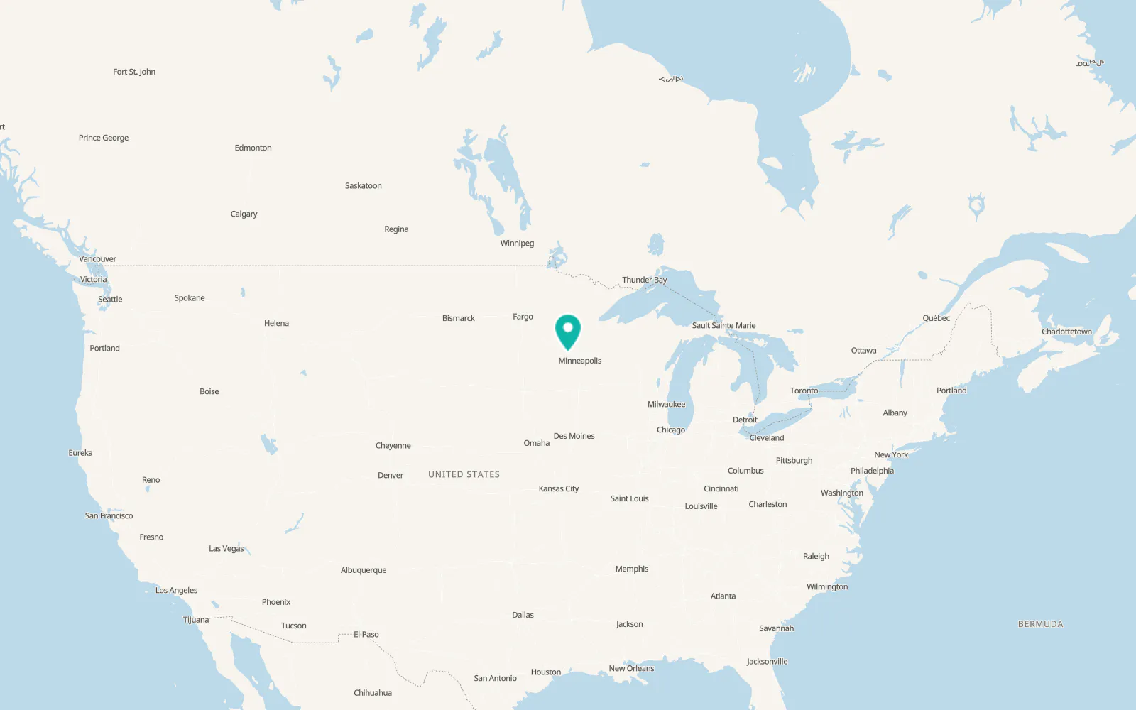 Map of Maple Lake