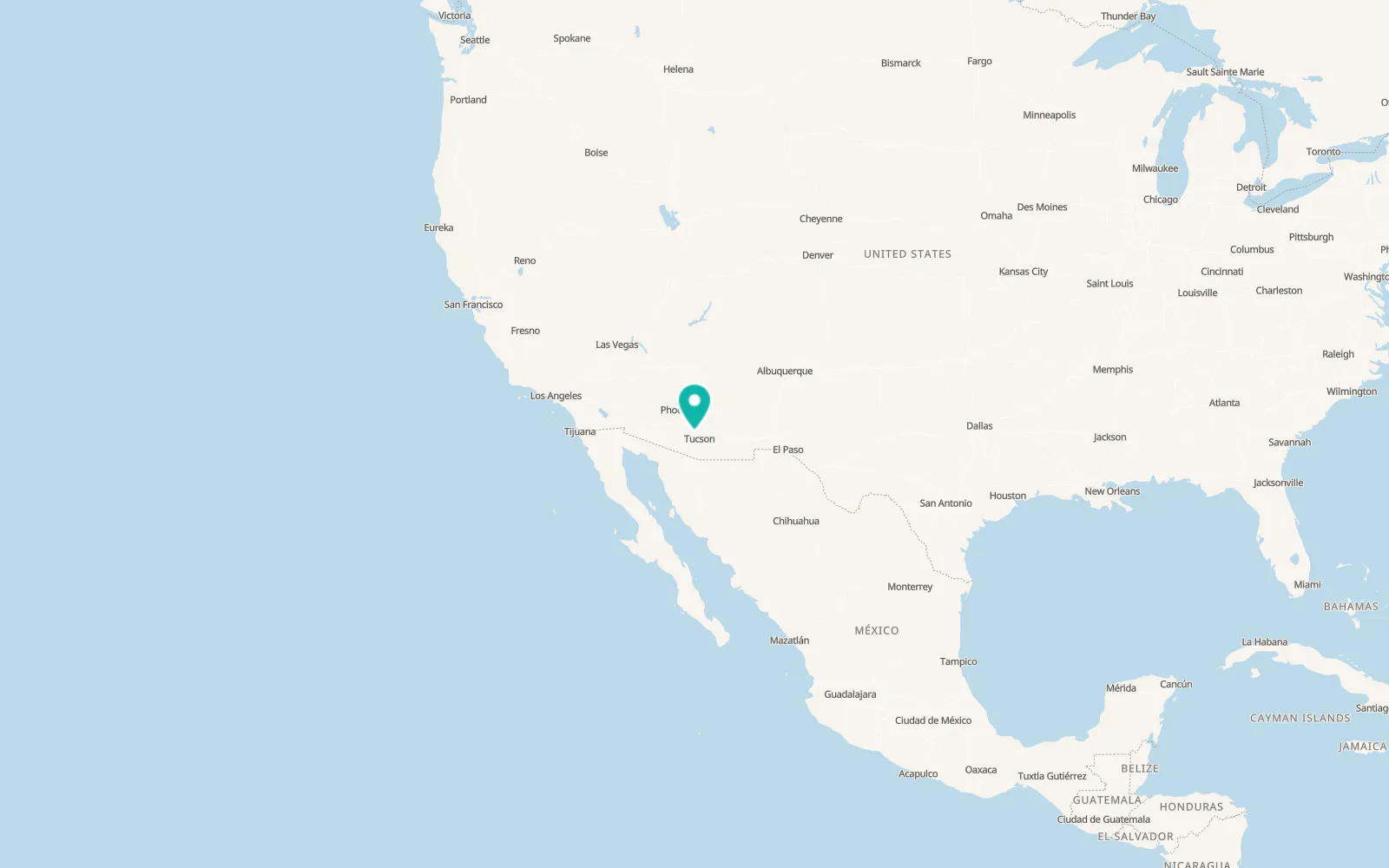 Map of Marana