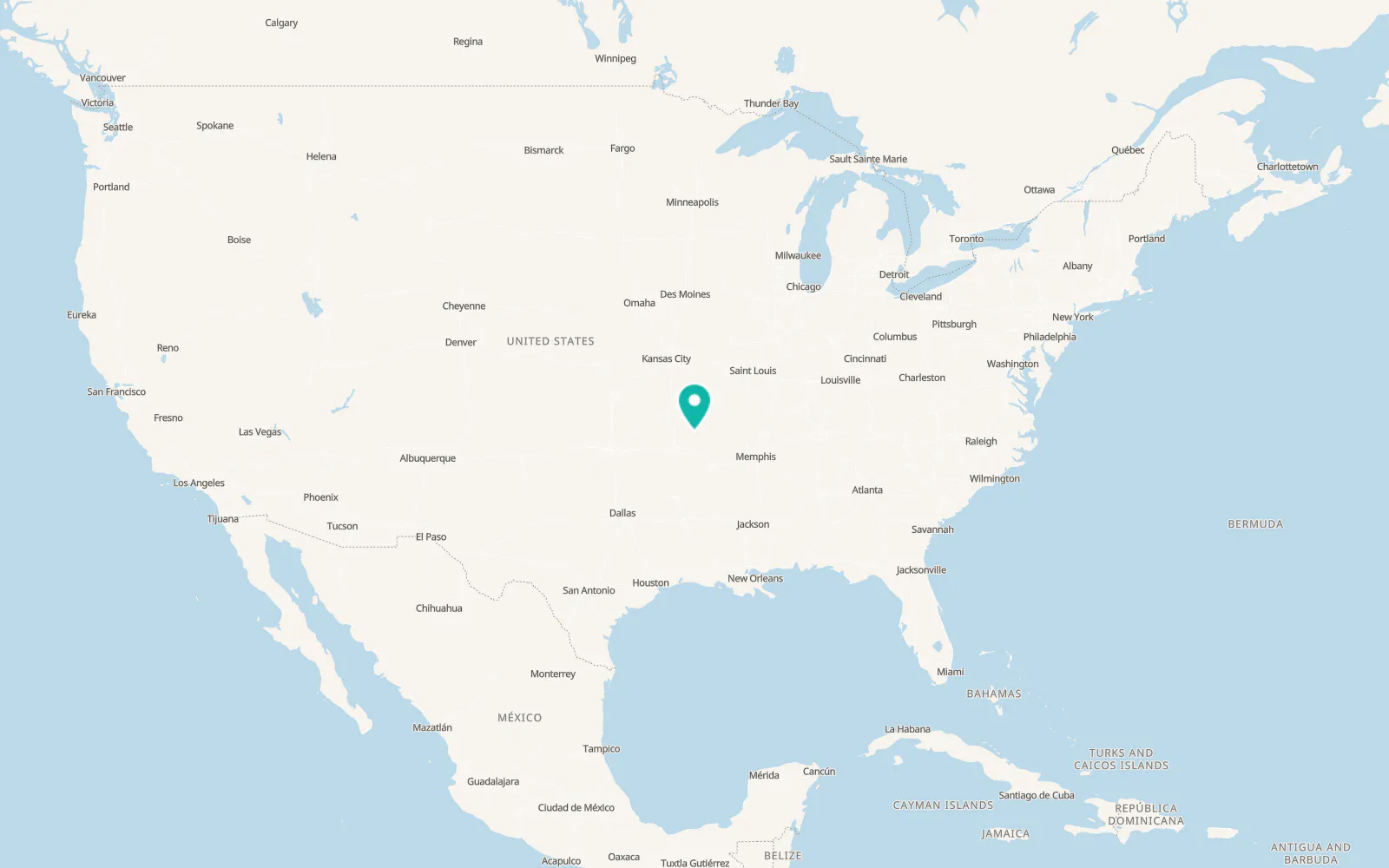 Map of Marble Falls
