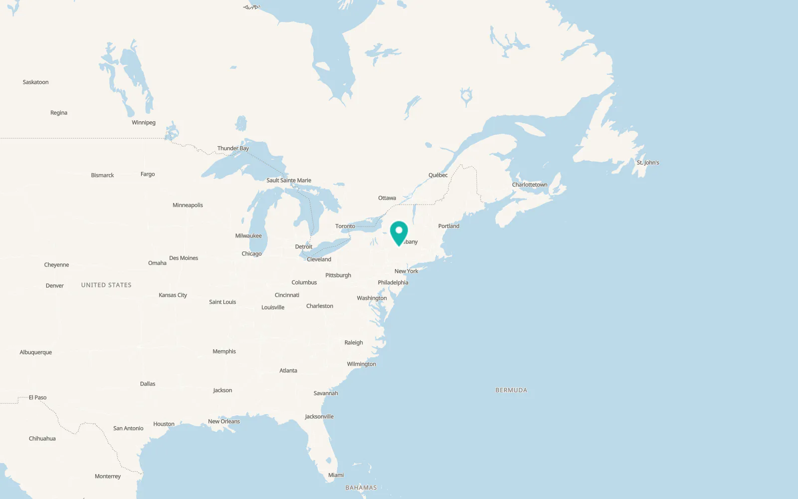 Map of Margaretville