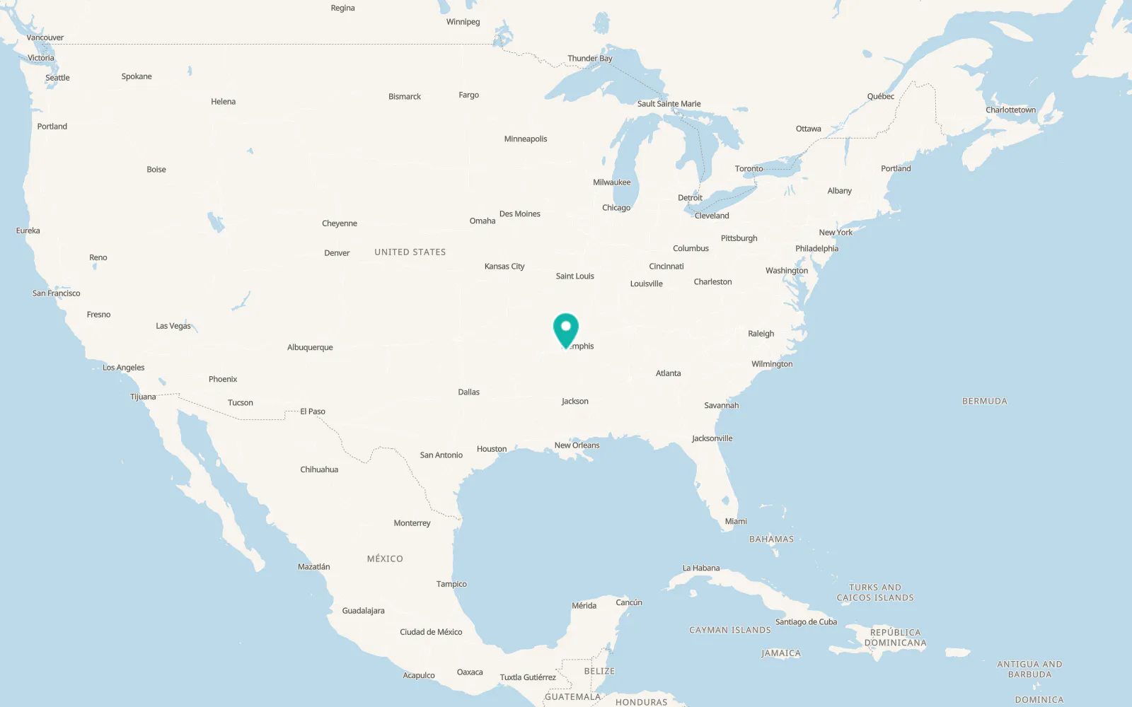 Map of Marianna