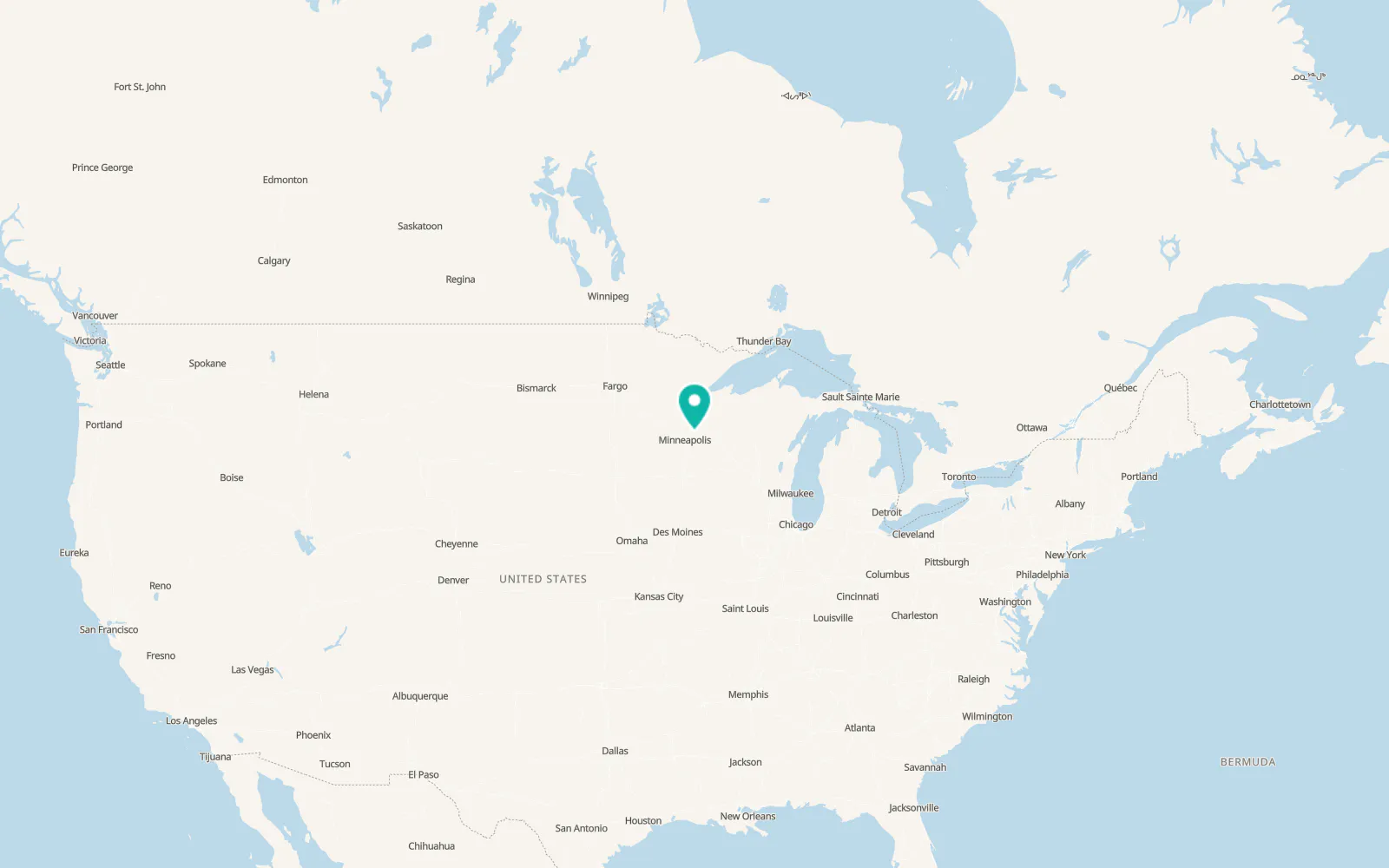 Map of Marine on Saint Croix