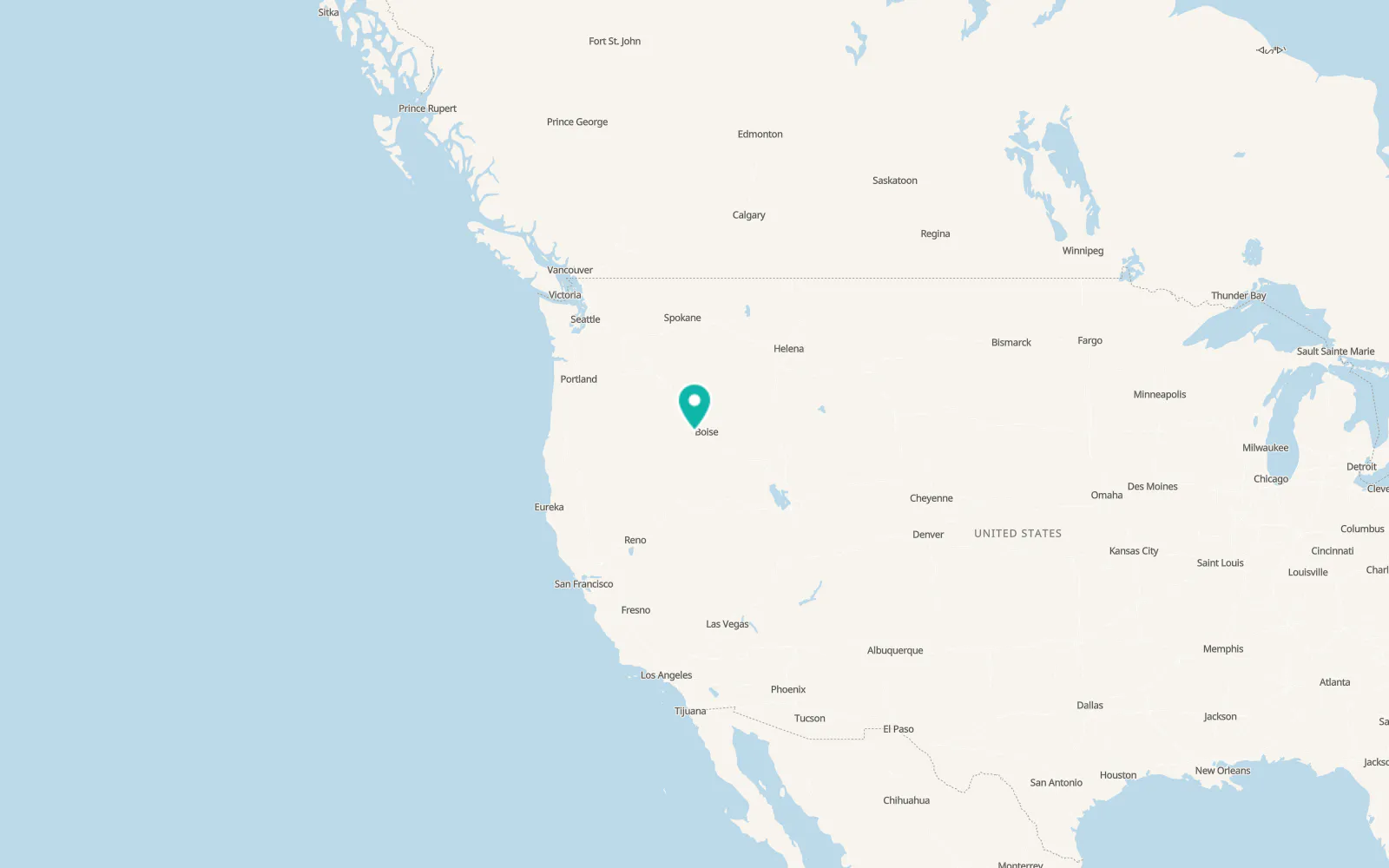 Map of Marsing