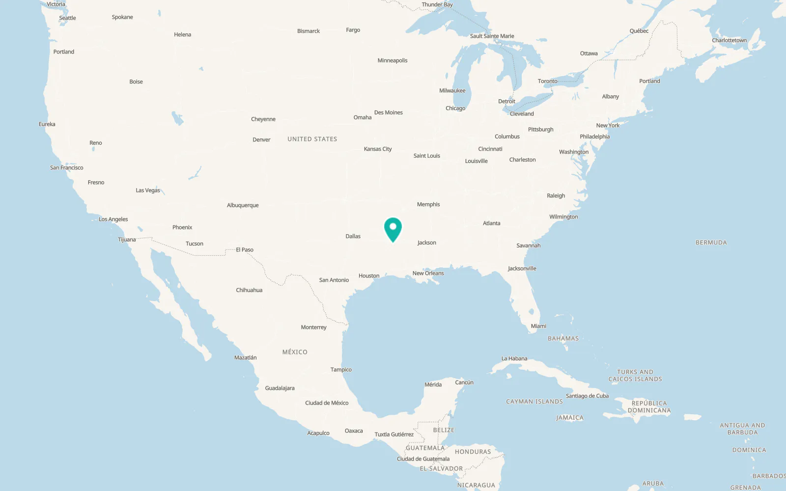 Map of Martin